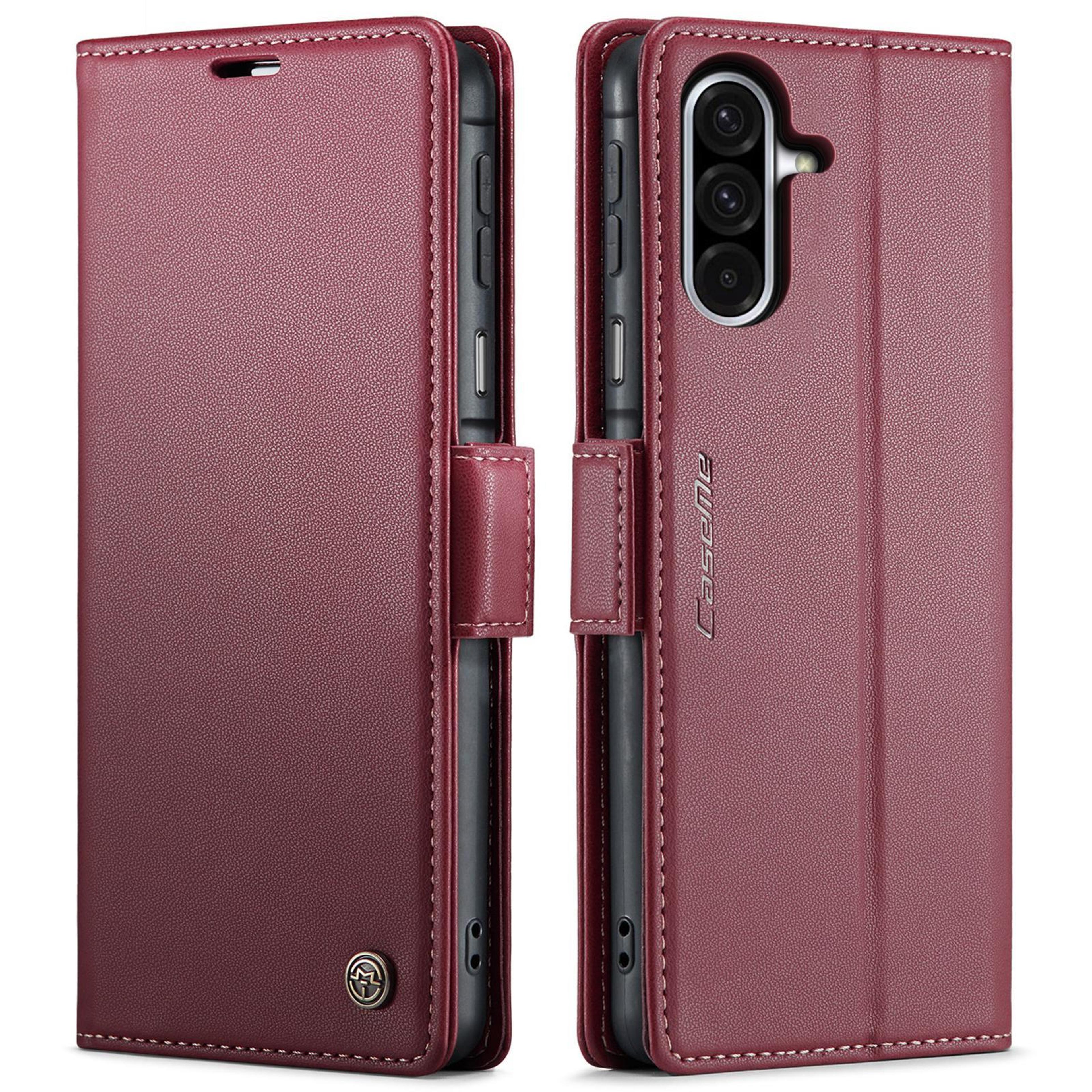 galaxy series wallet case with card holder, litchi leather & kickstand