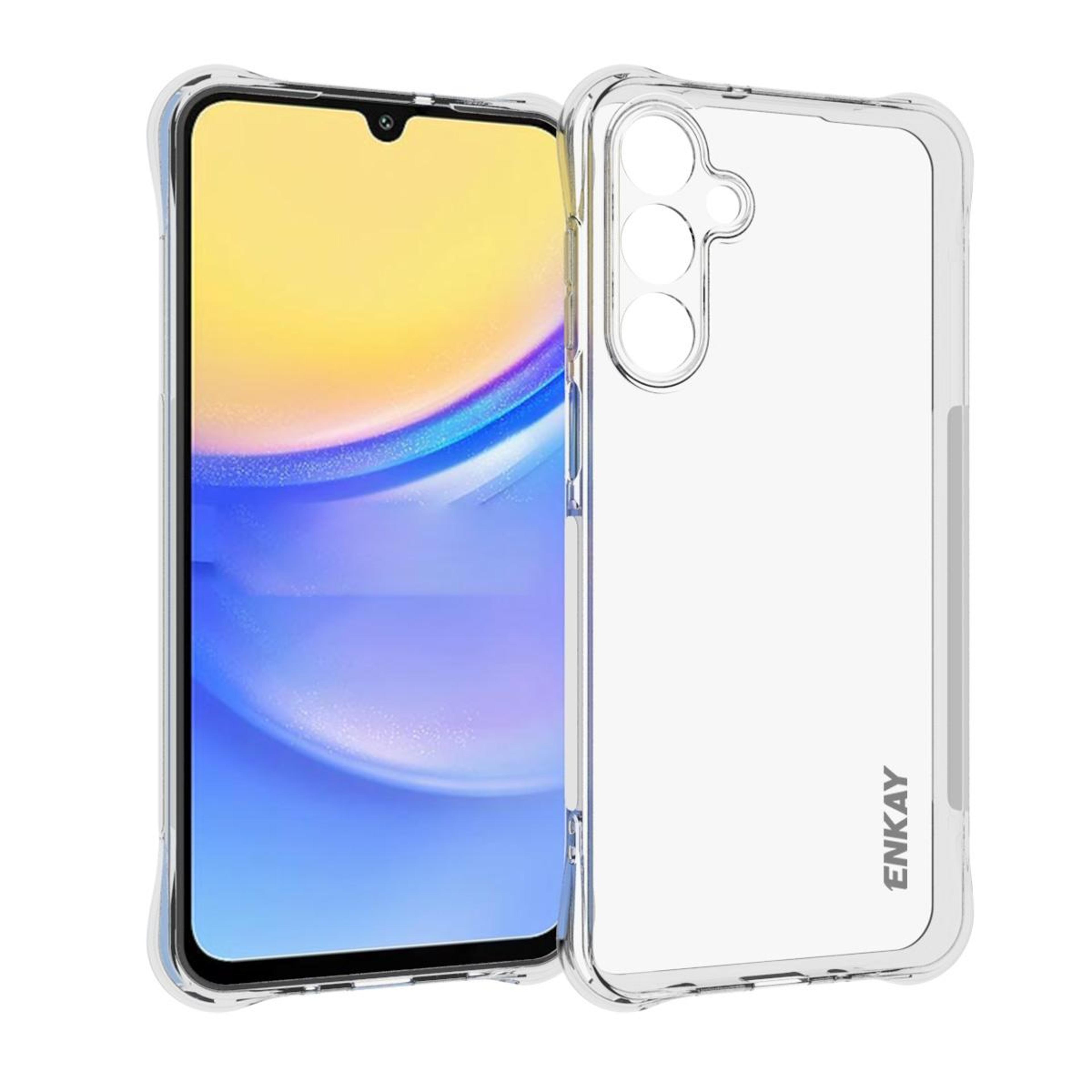 enkay hat-prince samsung galaxy a16 5g case clear shockproof tpu slim cover