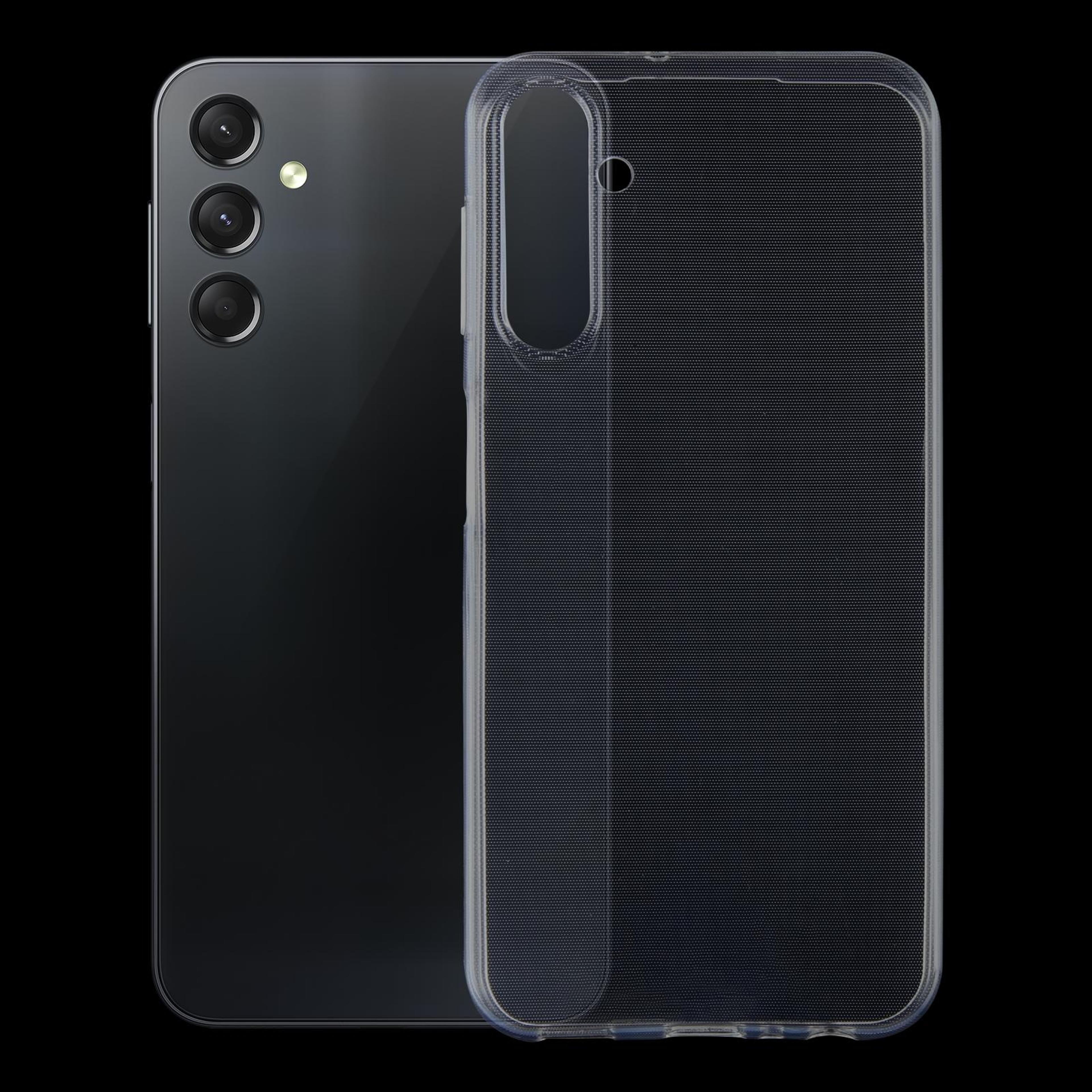 samsung galaxy a24 clear tpu case ultra-thin flexible scratch protection cover