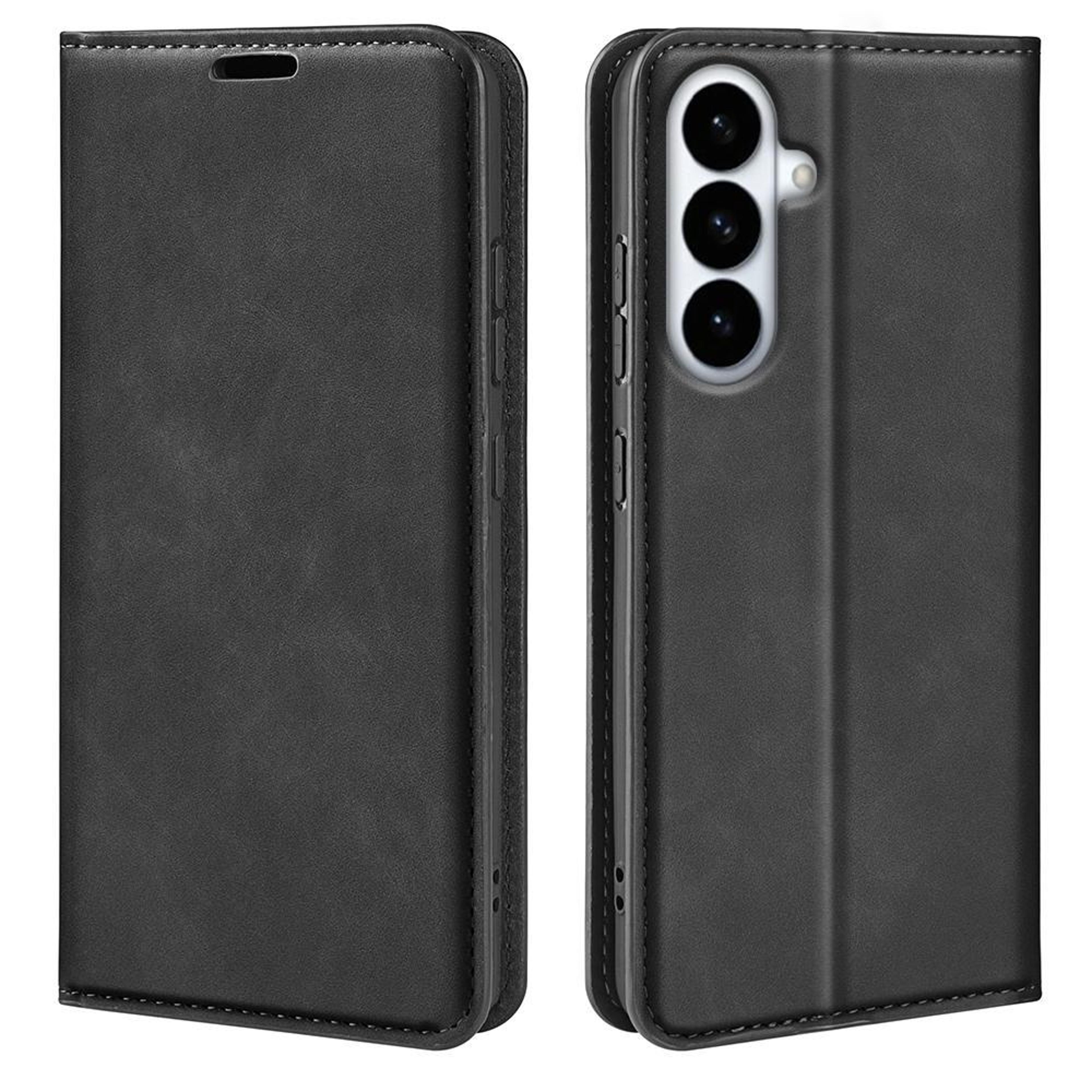 galaxy s26 plus 5g magnetic leather wallet case with card holder and kickstand