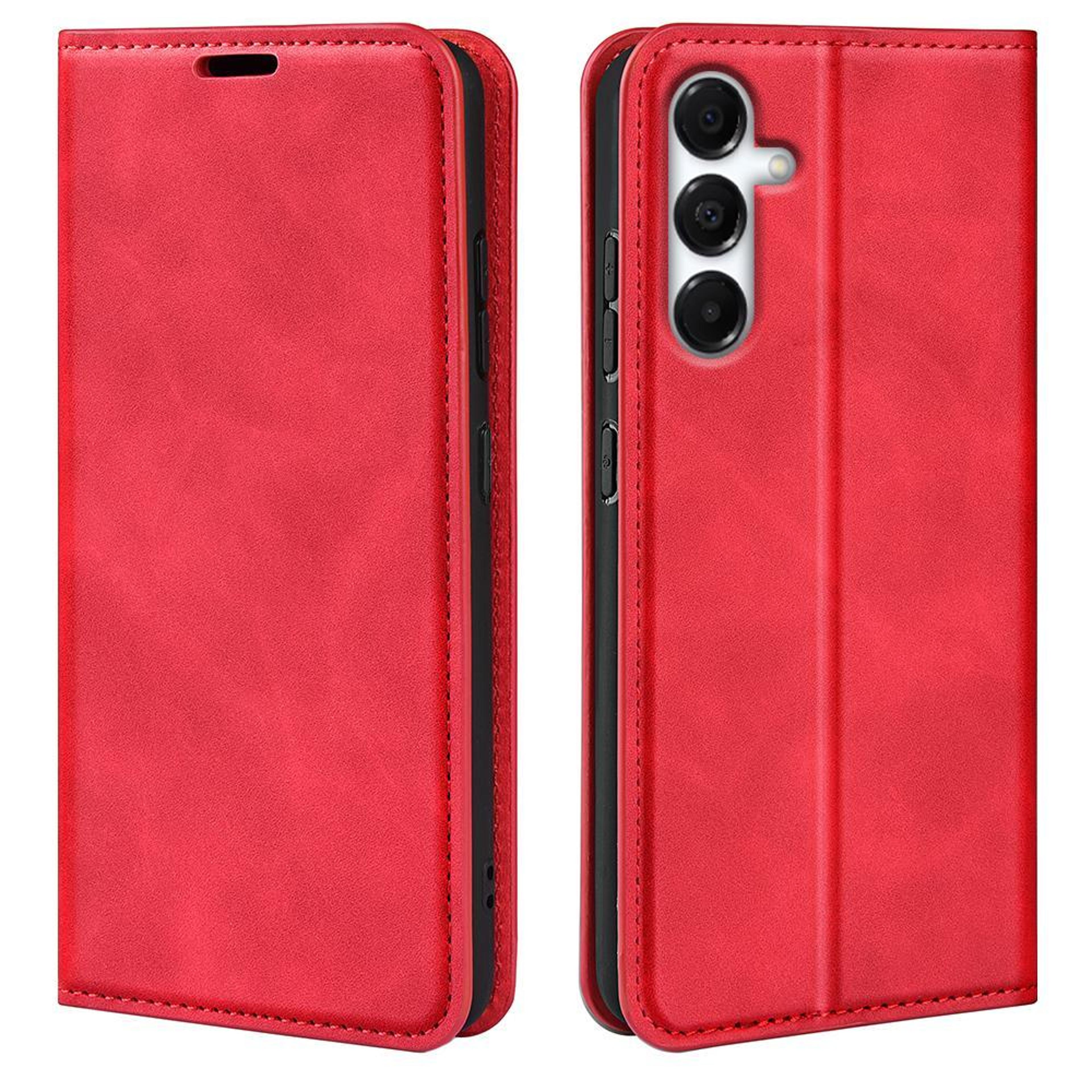 samsung galaxy a17 5g magnetic leather wallet case with card holder and stand