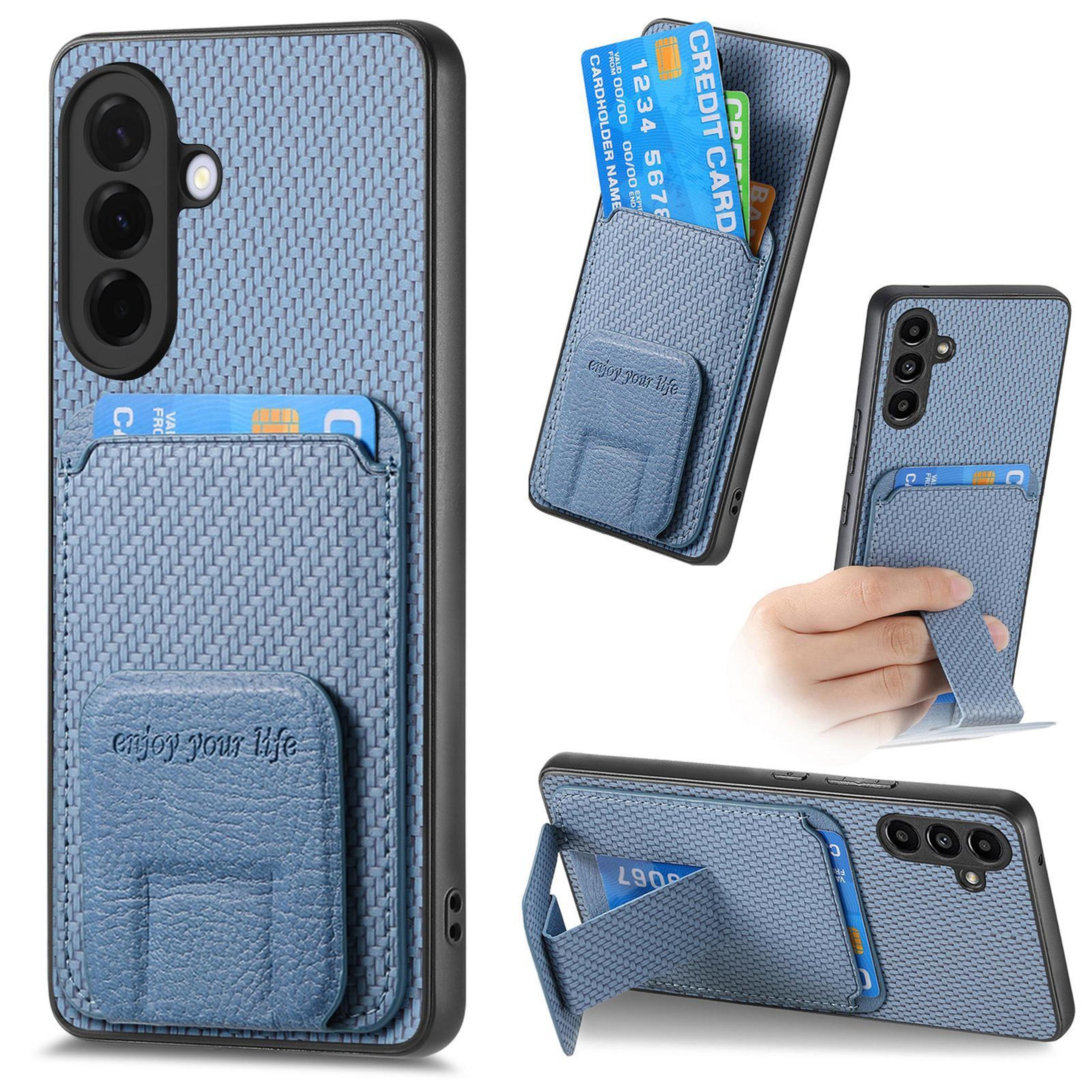 samsung galaxy a57 5g wallet case with card holder, fold stand and drop protection