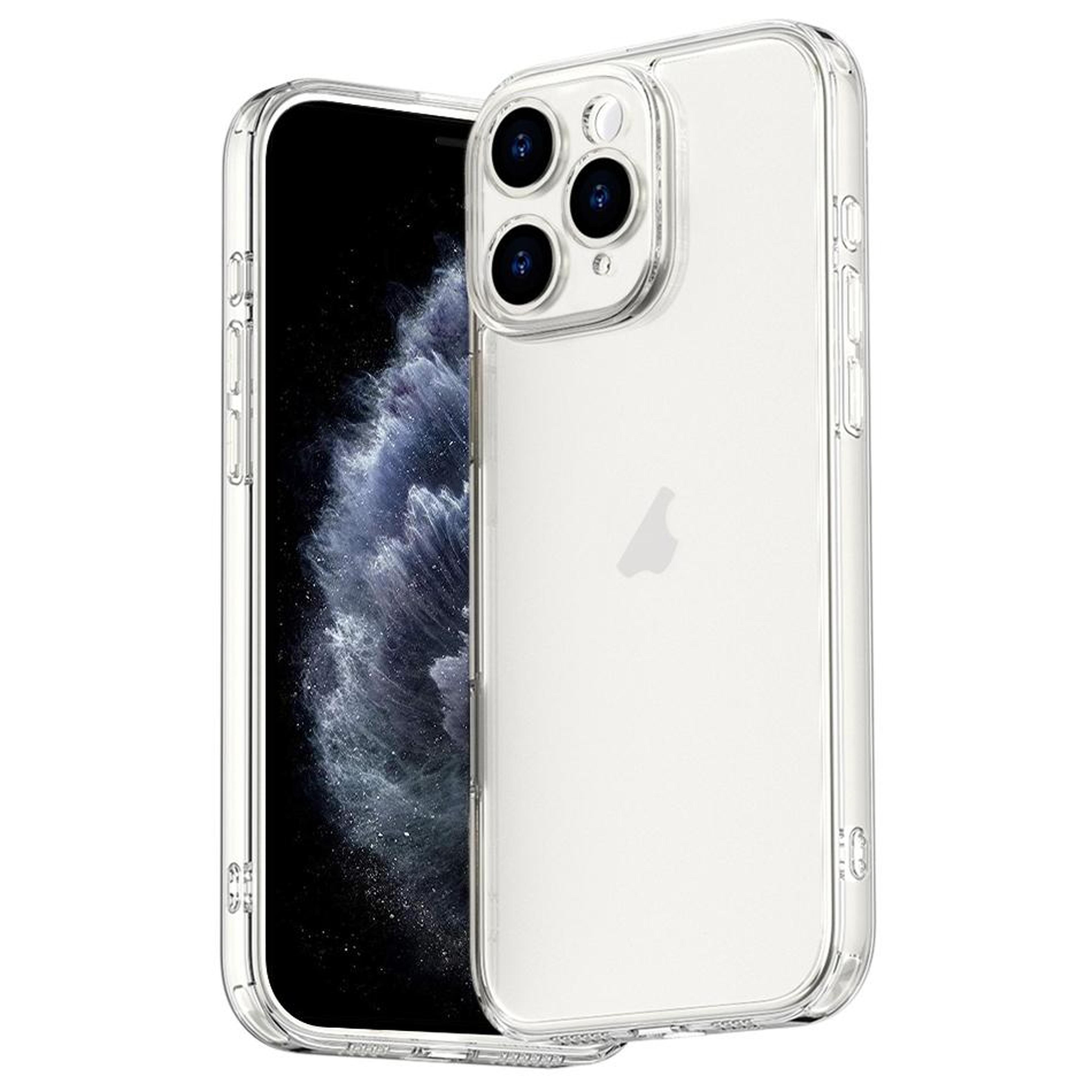 clearguard iphone 11 pro max case with 9h glass and shockproof airbag corners