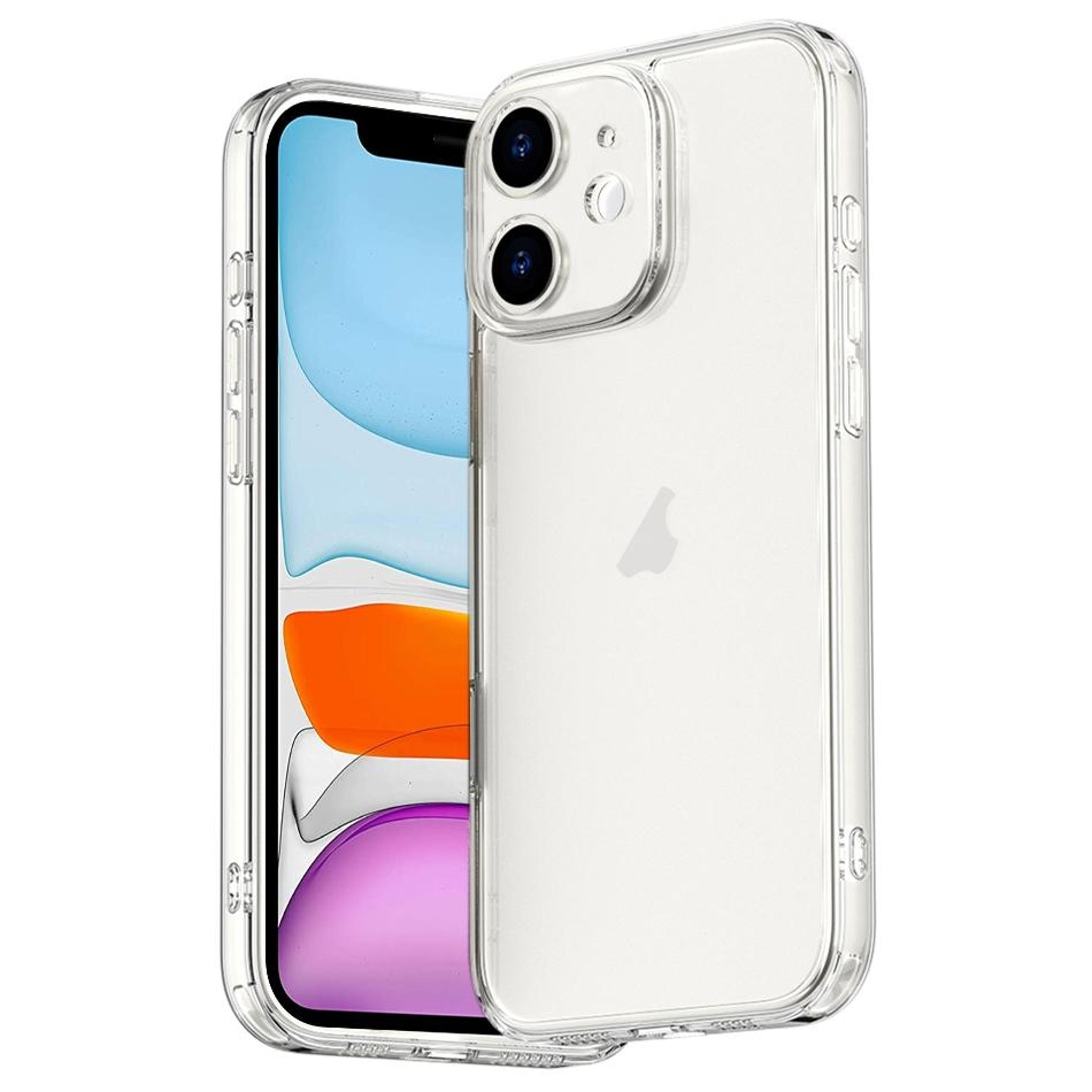 iphone 11 clear glass shockproof case with airbag corners