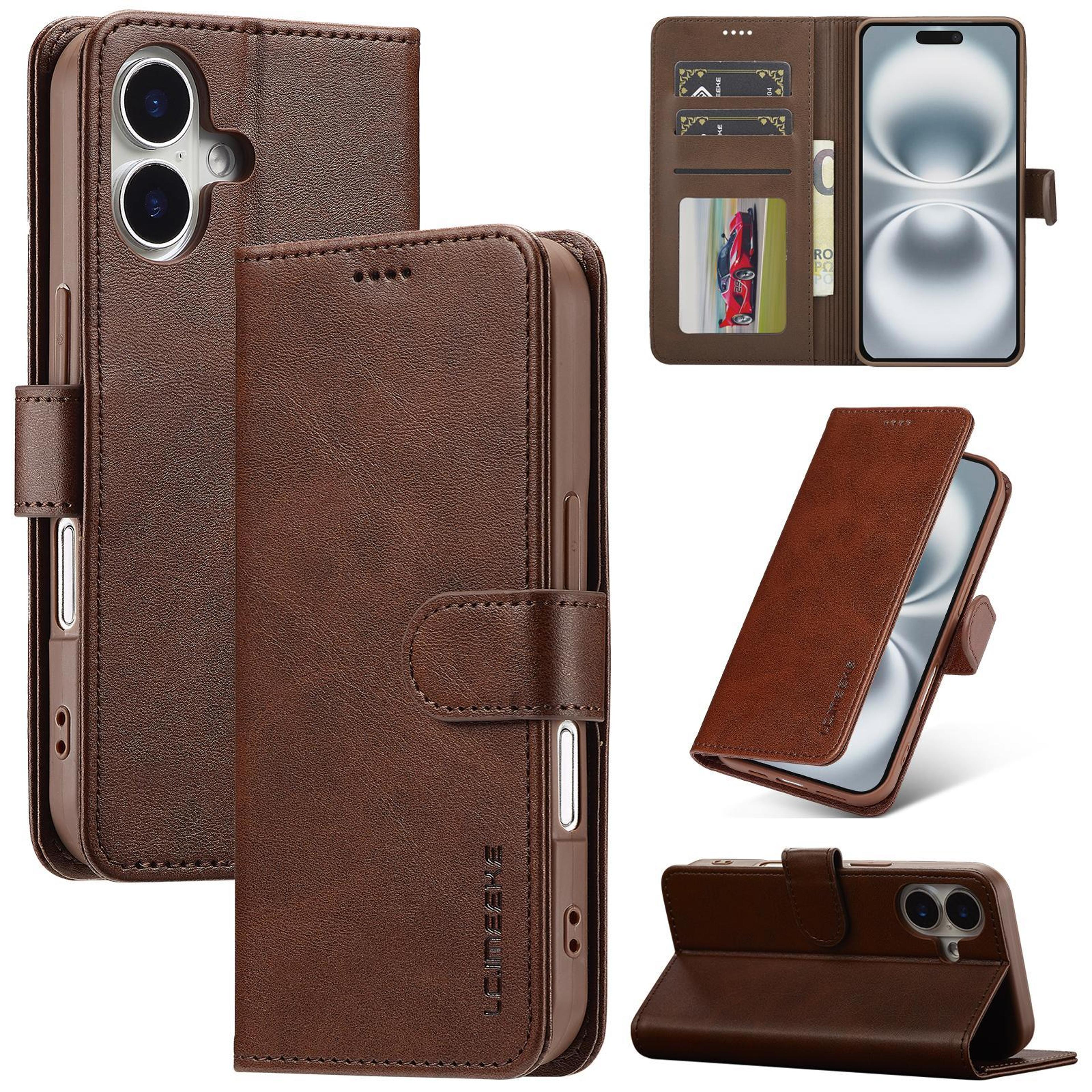 iphone 17 wallet case with card holder and horizontal stand