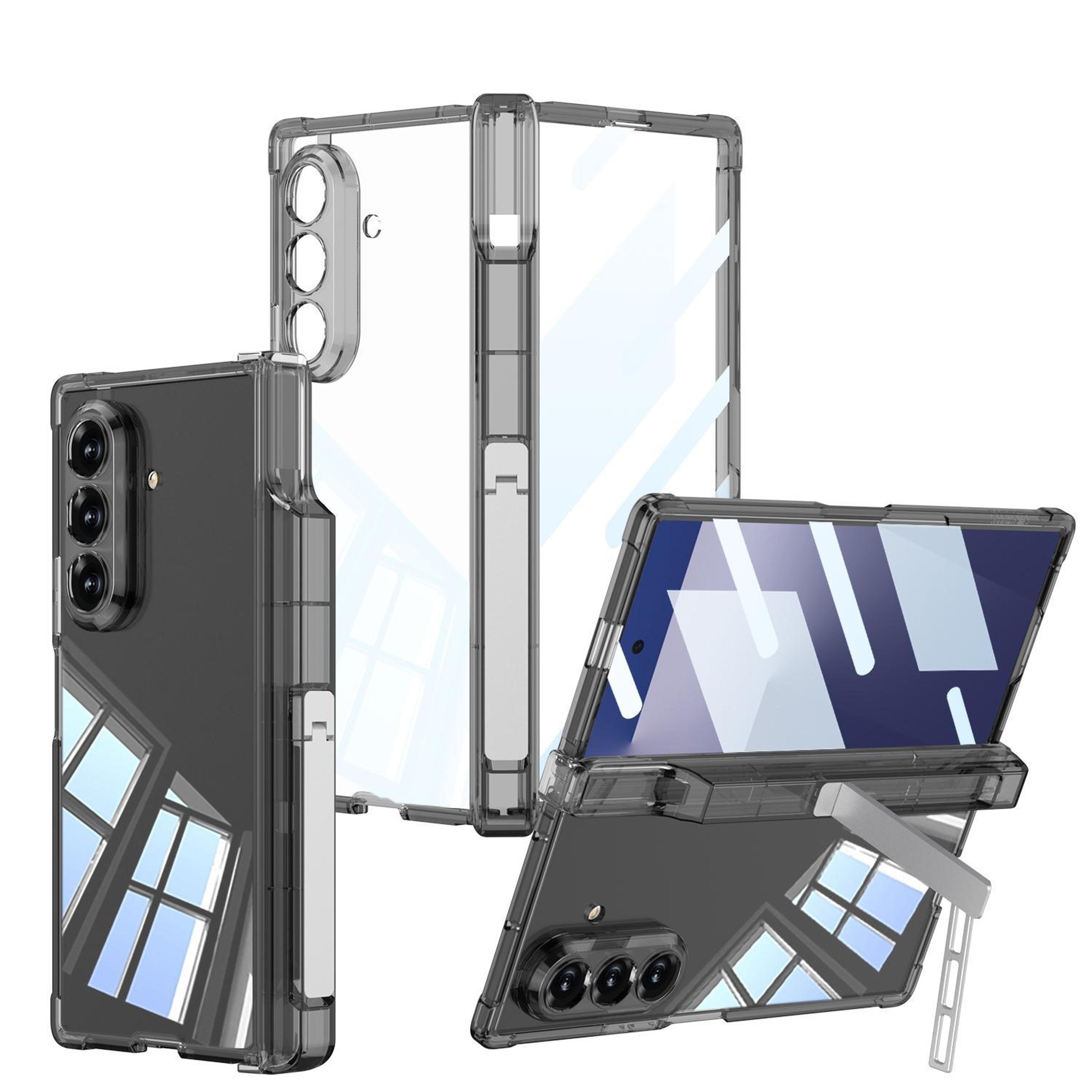 gkk samsung galaxy z fold7 case with airbag hinge protection, screen protector, stand and pen holder