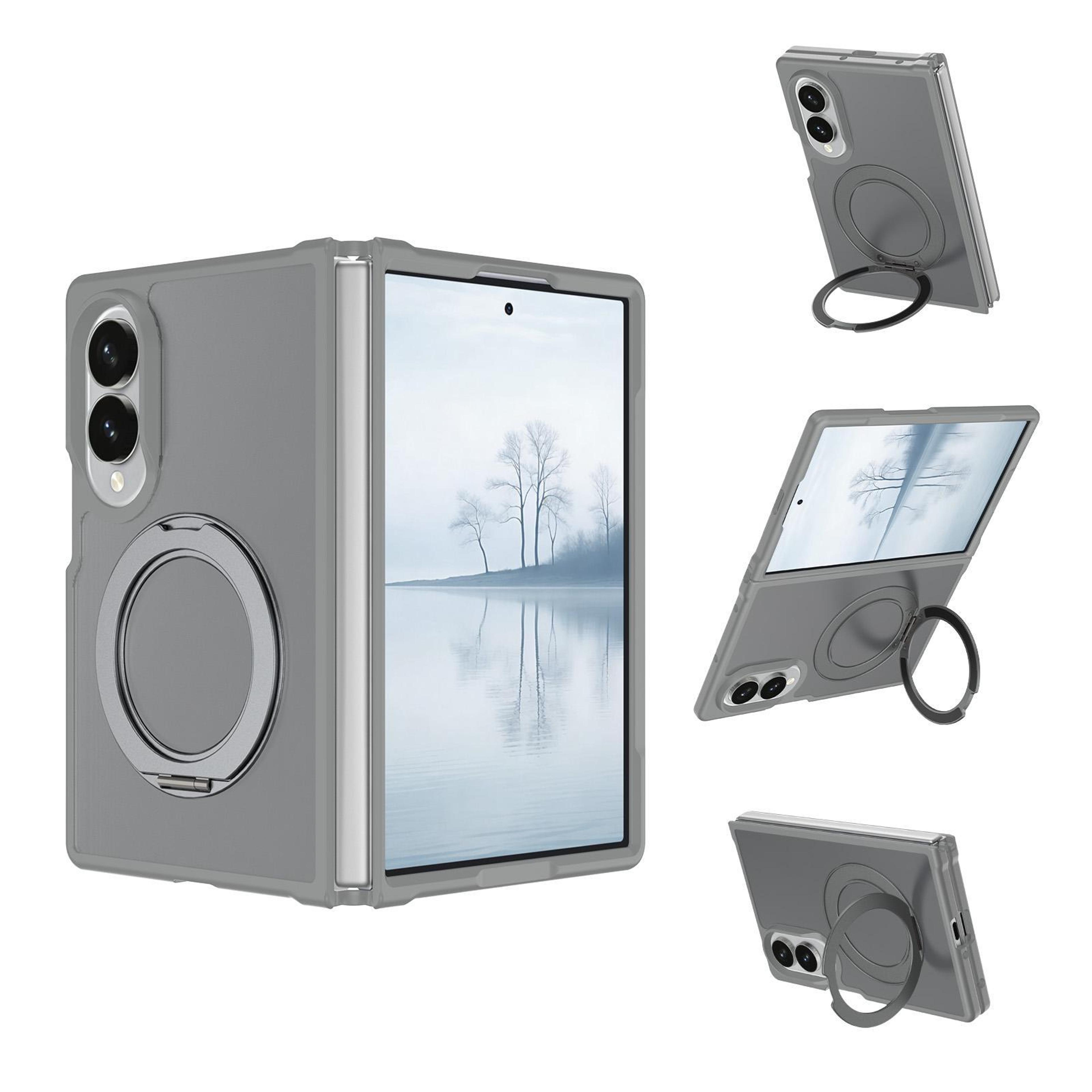 galaxy z fold8 5g magnetic case with 360 rotating stand