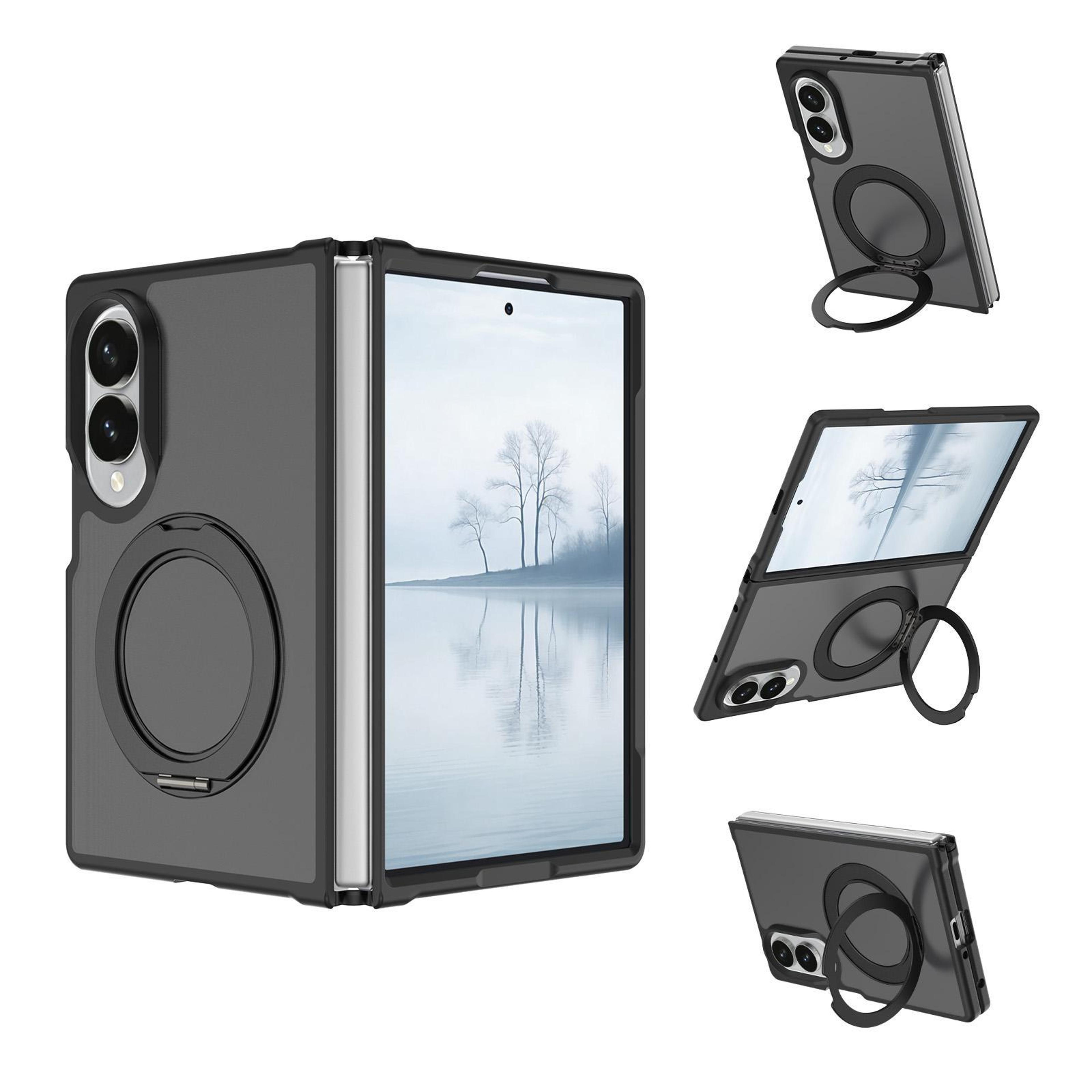 galaxy z fold8 ultra magnetic case with 360 rotating stand