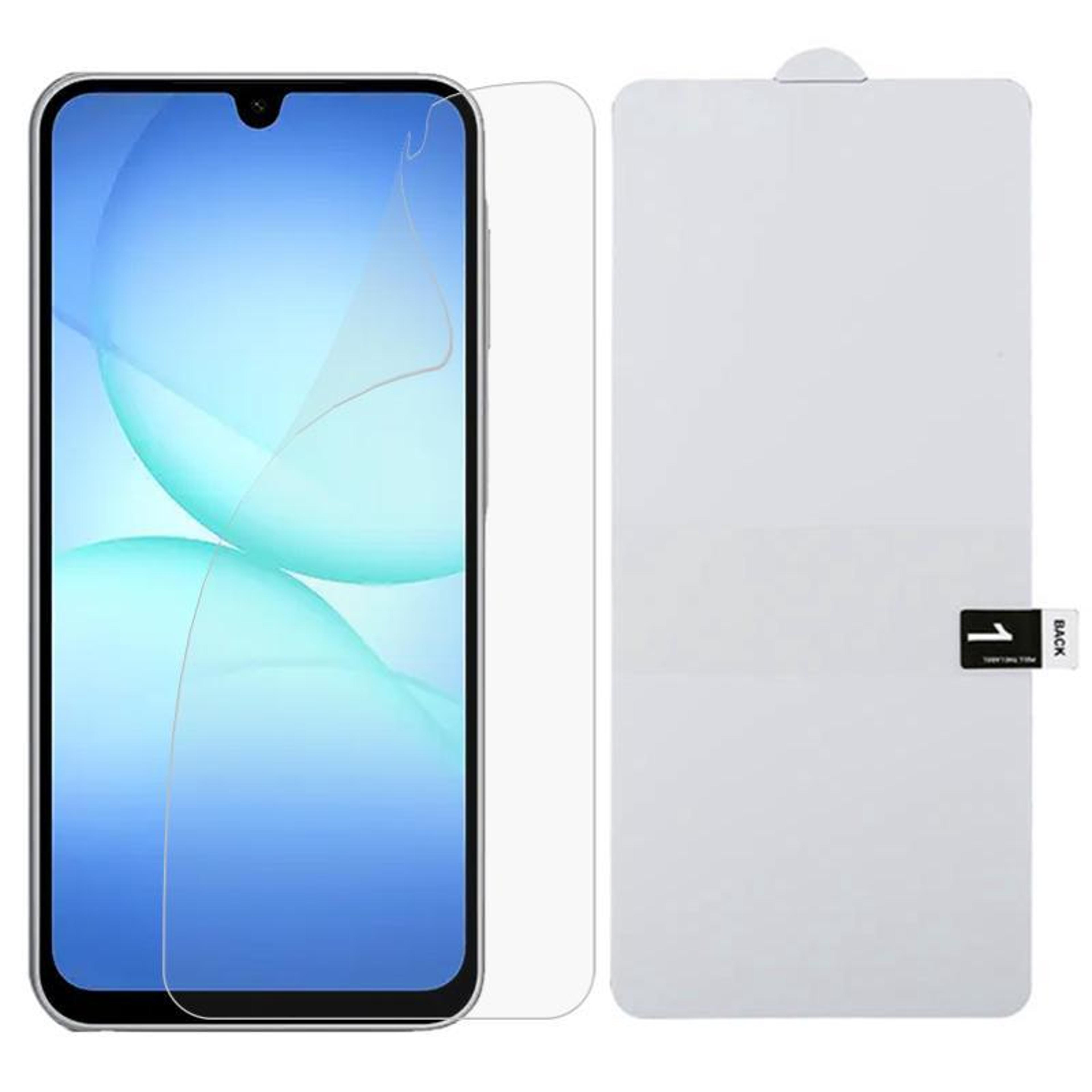 galaxy a18 4g full coverage hydrogel screen protector with scratch protection