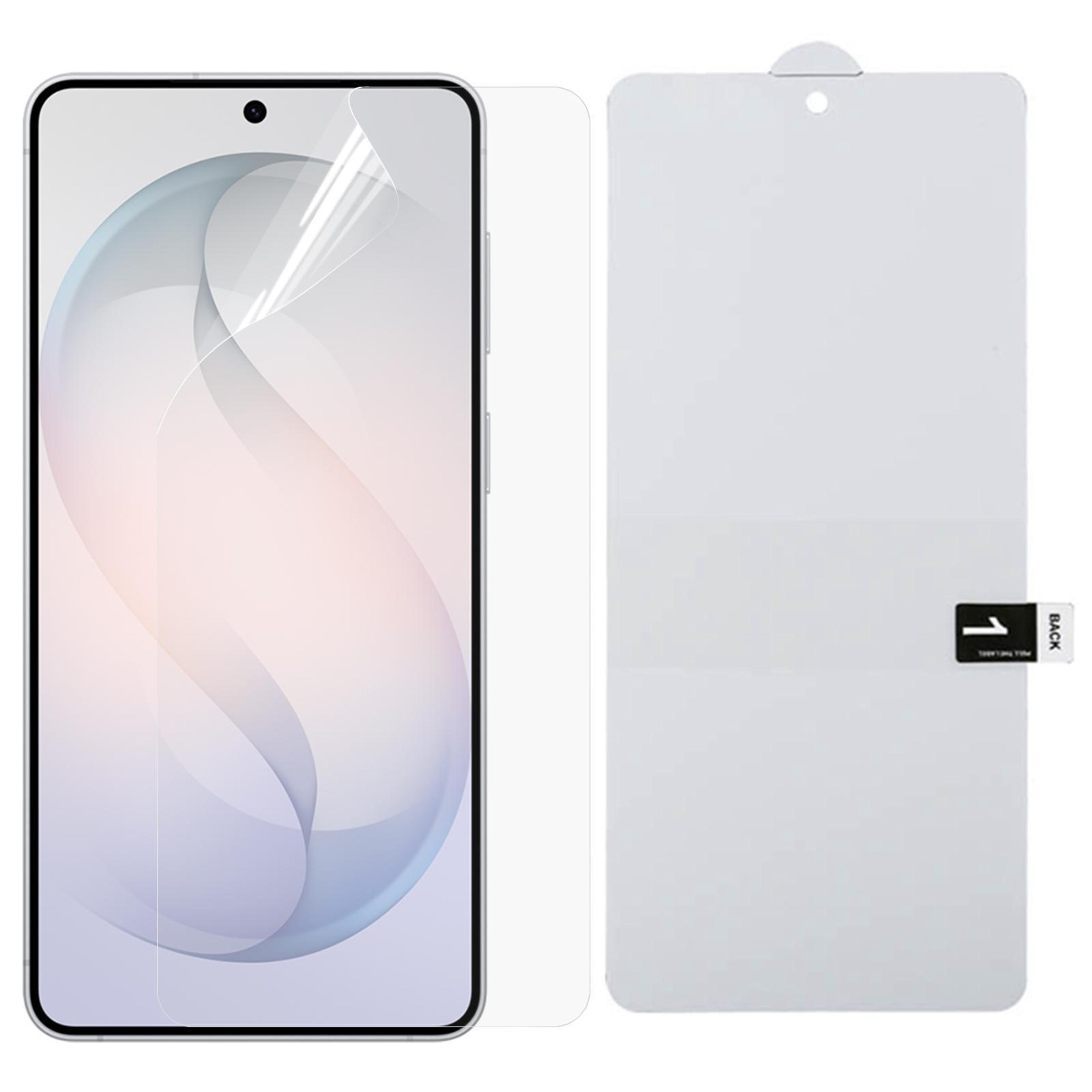 galaxy s26 fe 5g full cover hydrogel screen protector with hd scratch protection