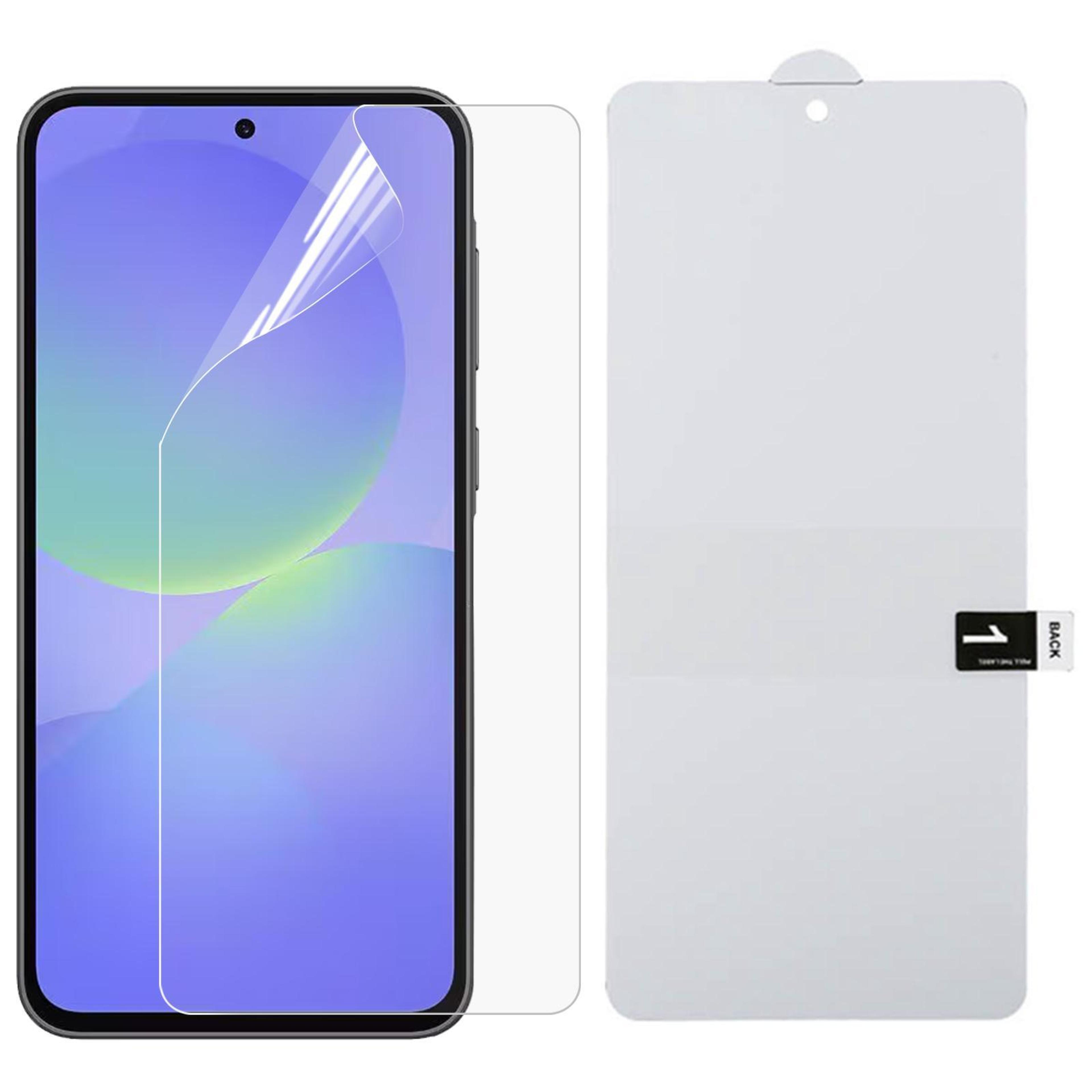 samsung galaxy a37 5g hydrogel screen protector full coverage hd clear film