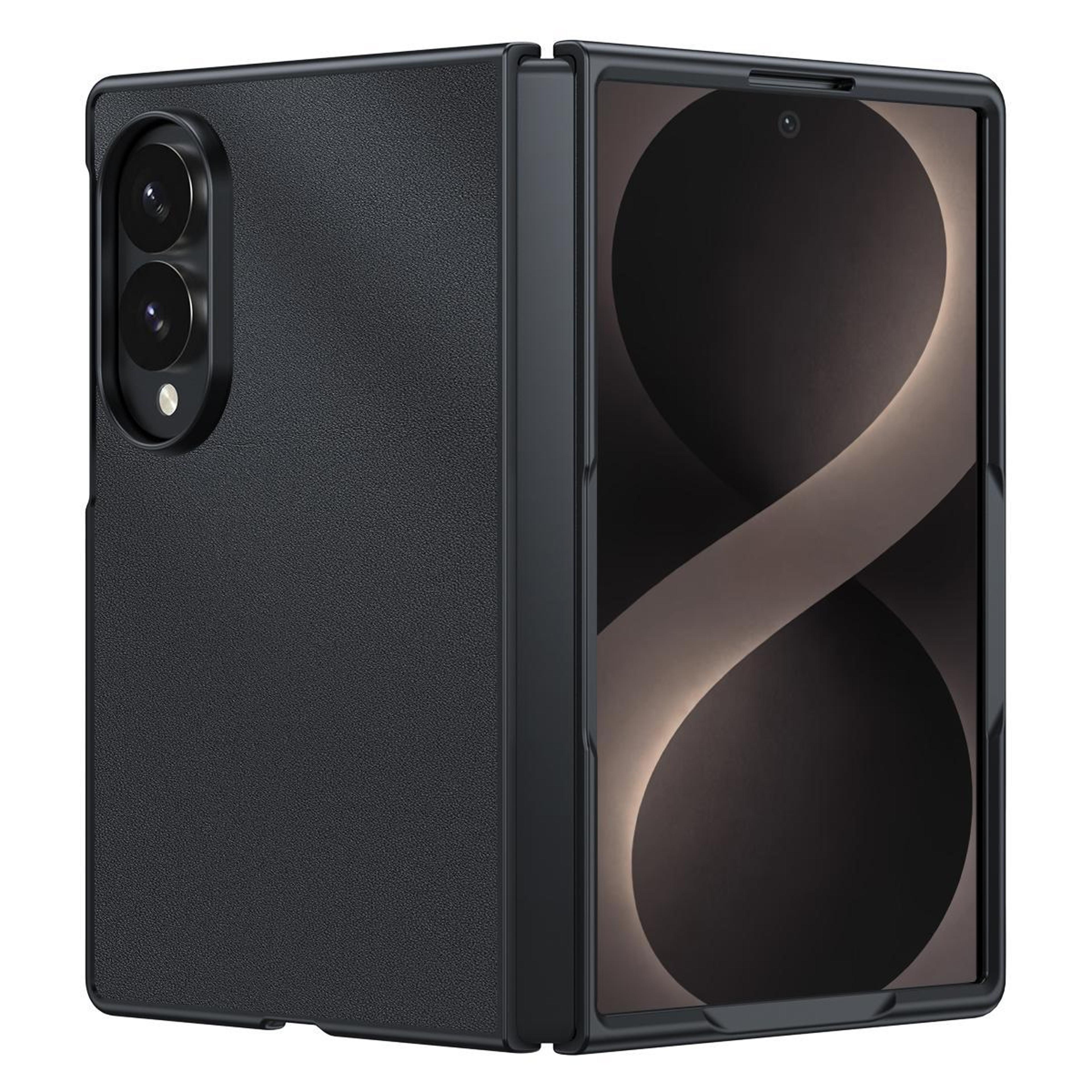 samsung galaxy z fold8 5g ultra thin pu leather case with anti scratch grip