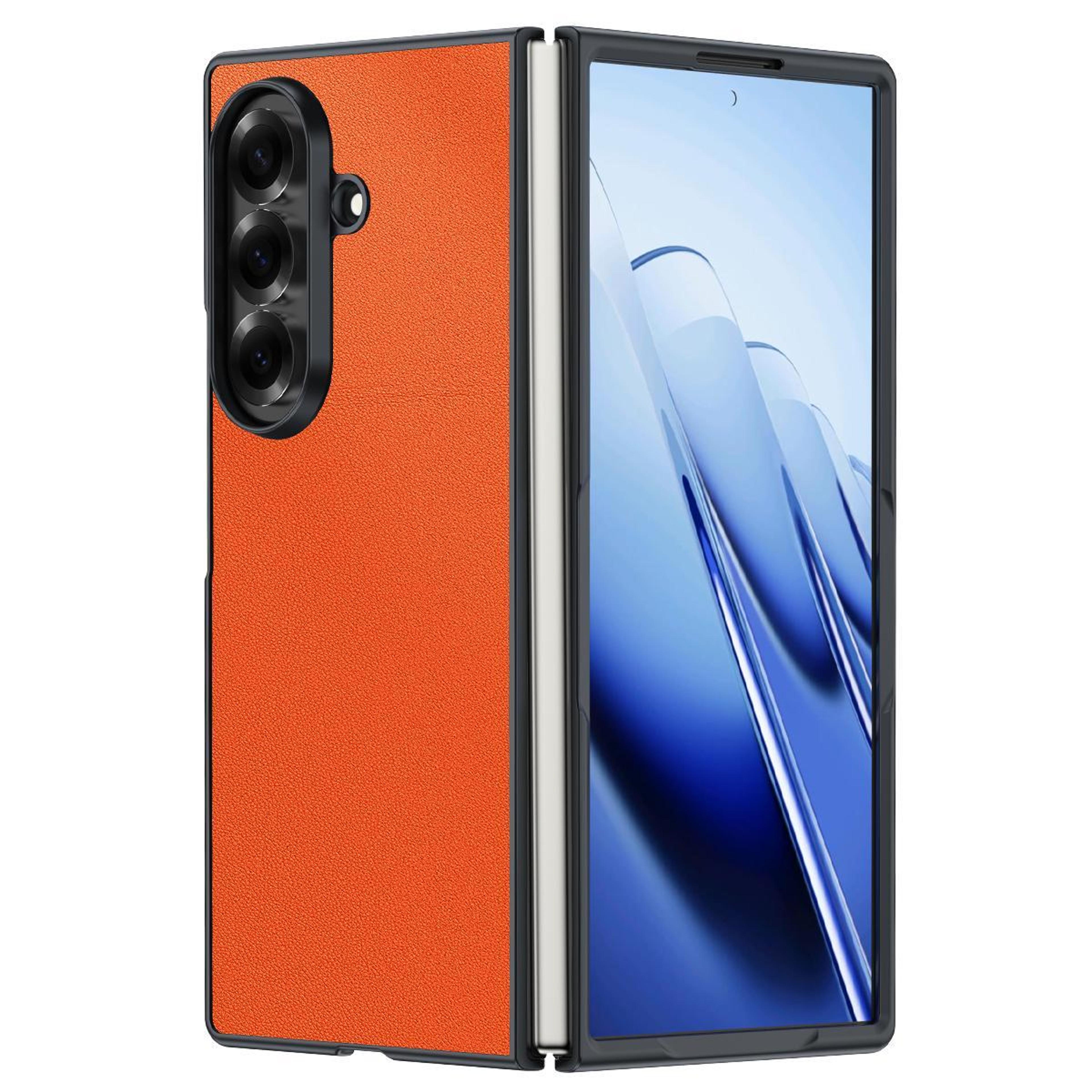 galaxy z fold8 ultra 5g ultra thin leather case with anti slip grip