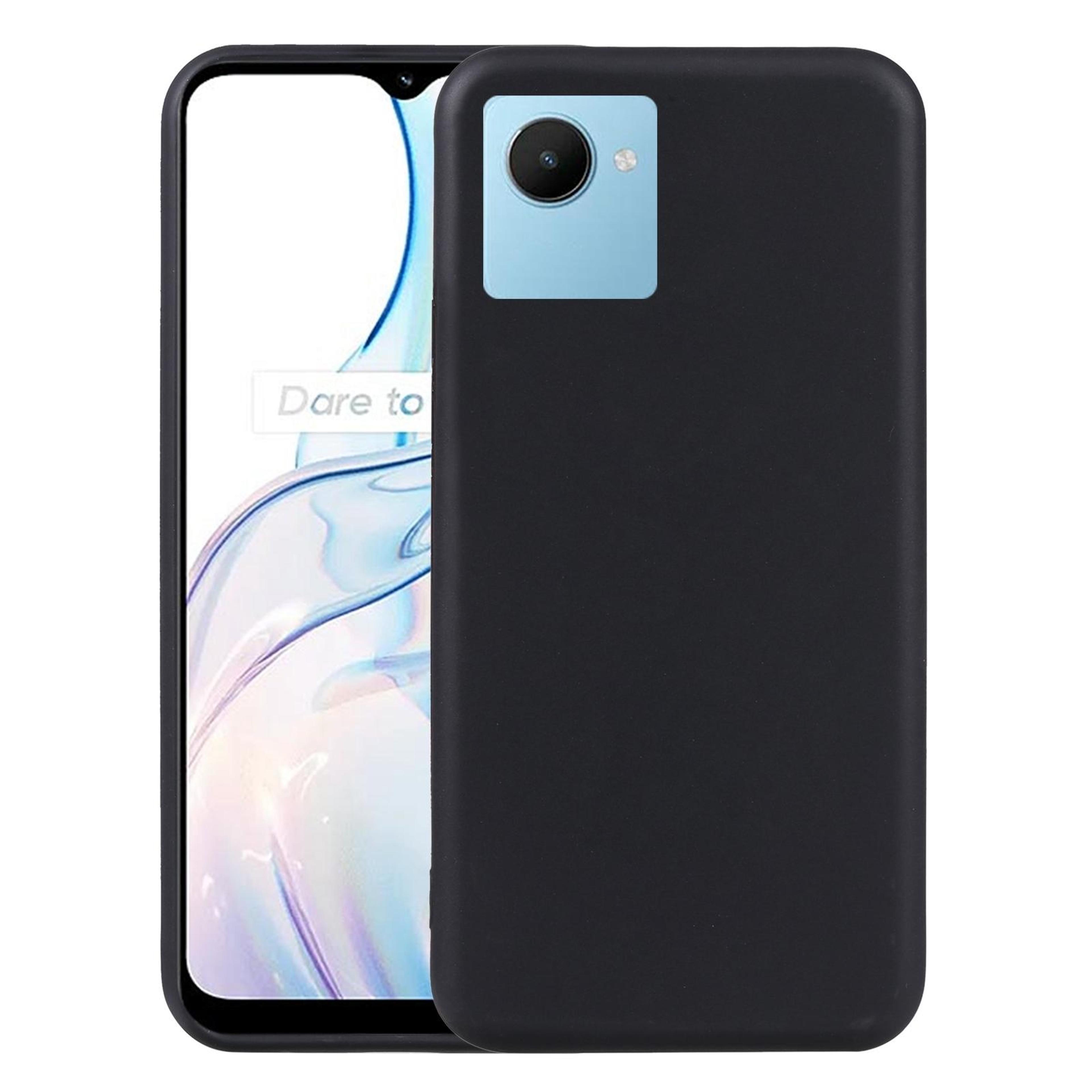 realme c30s tpu case black slim protective anti scratch phone cover