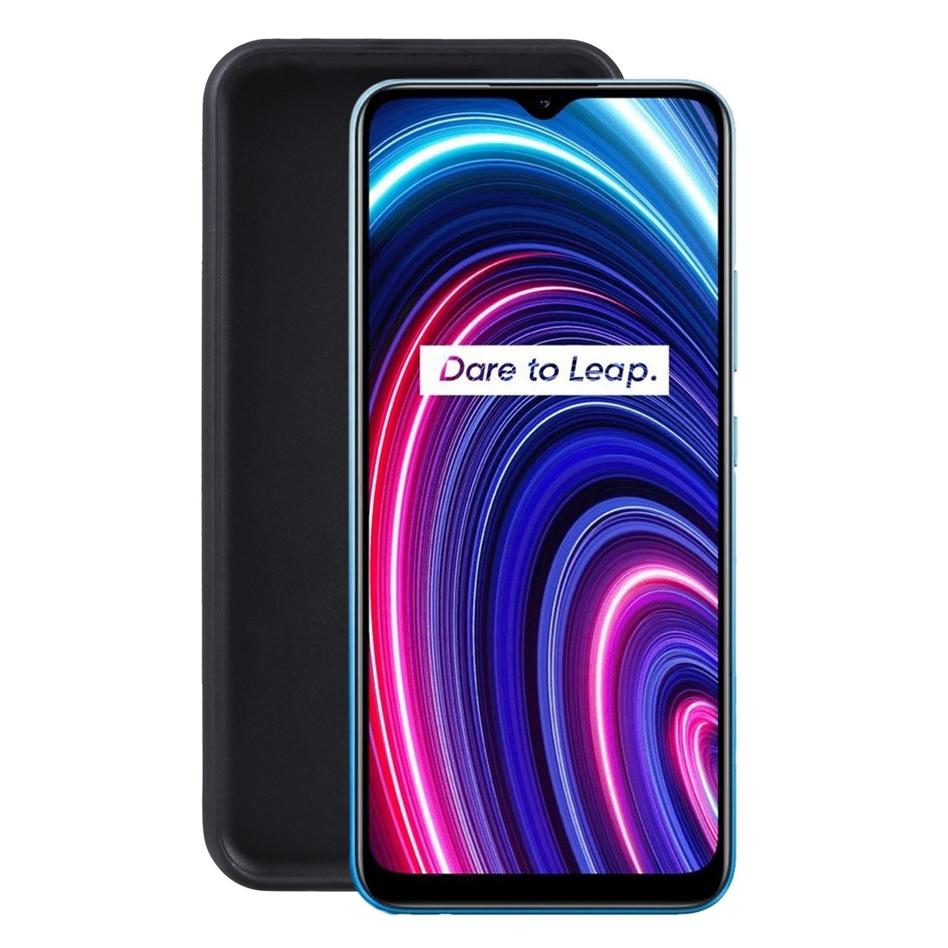 realme c25y tpu case black slim protective phone cover