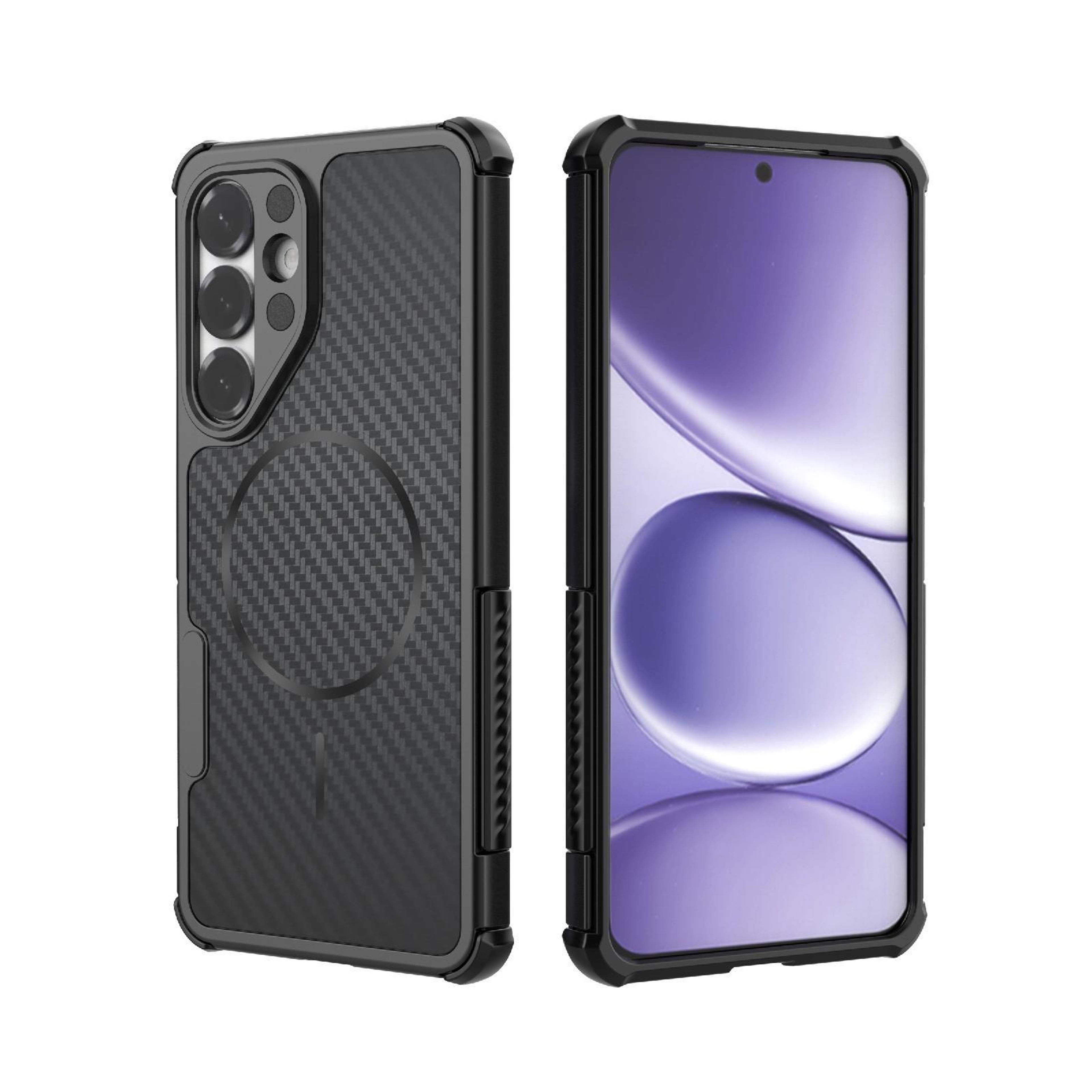galaxy s26 plus 5g rugged magnetic shockproof carbon fiber case