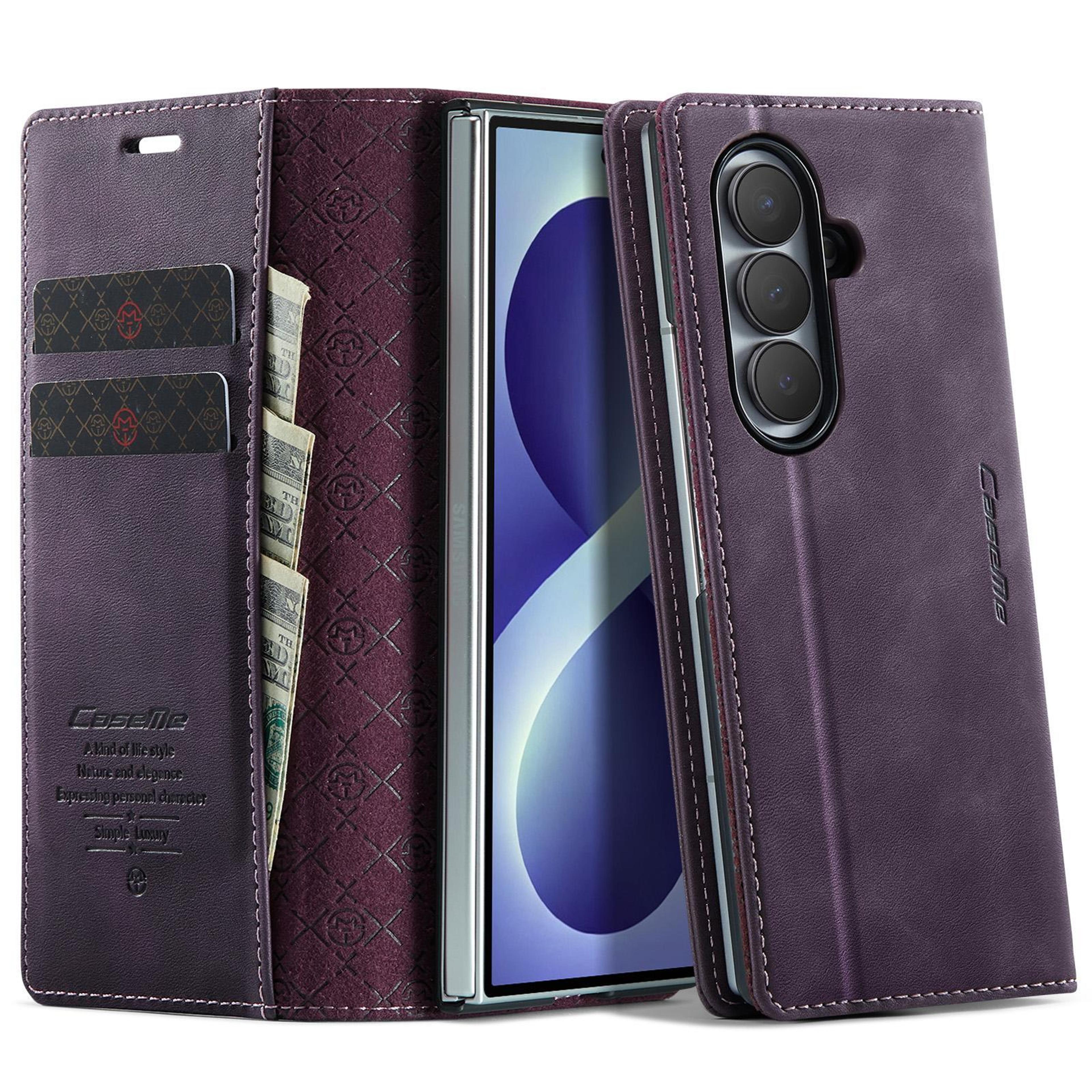 galaxy z fold8 ultra wallet case with rfid blocking and kickstand