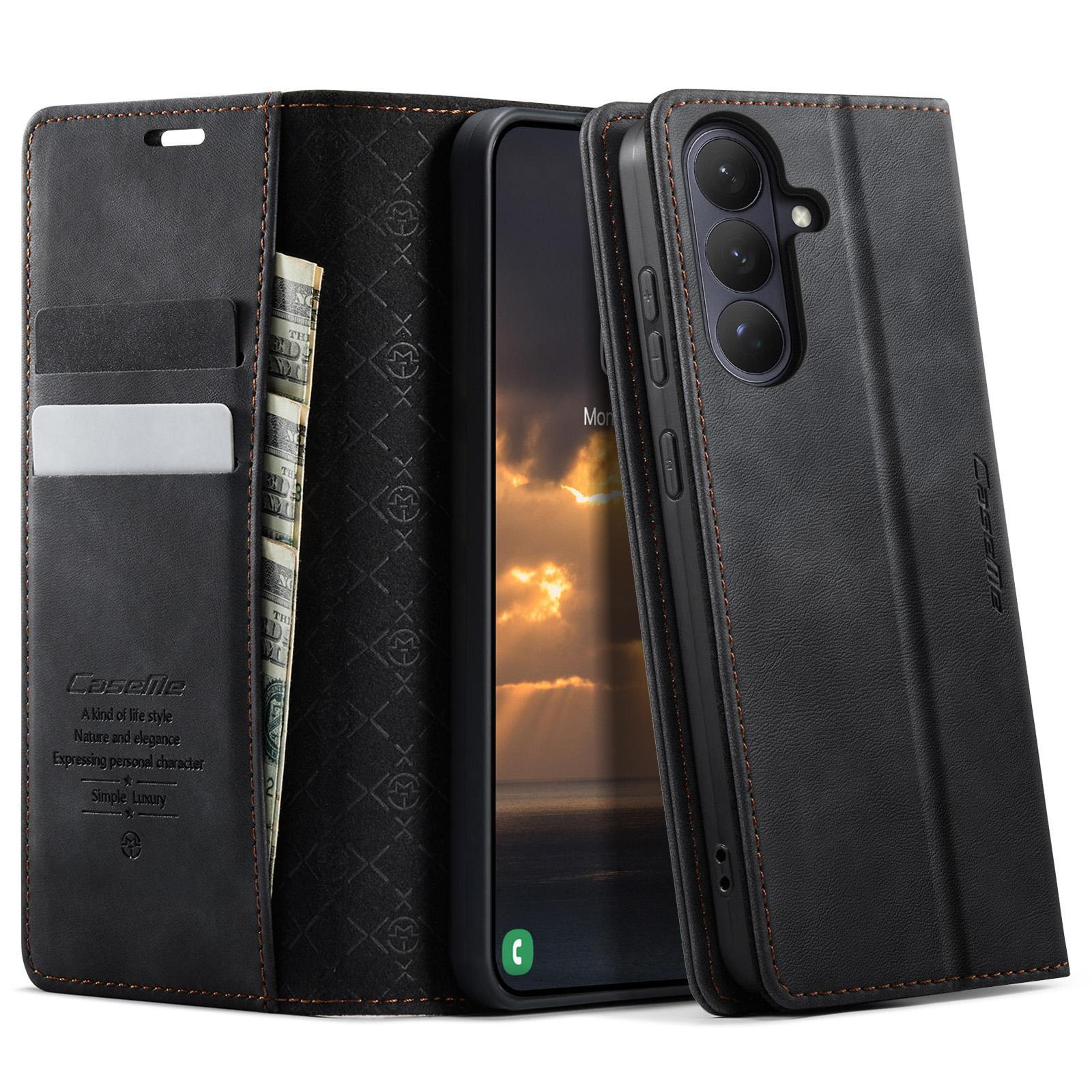 samsung galaxy s26 wallet case with rfid blocking card holder and kickstand