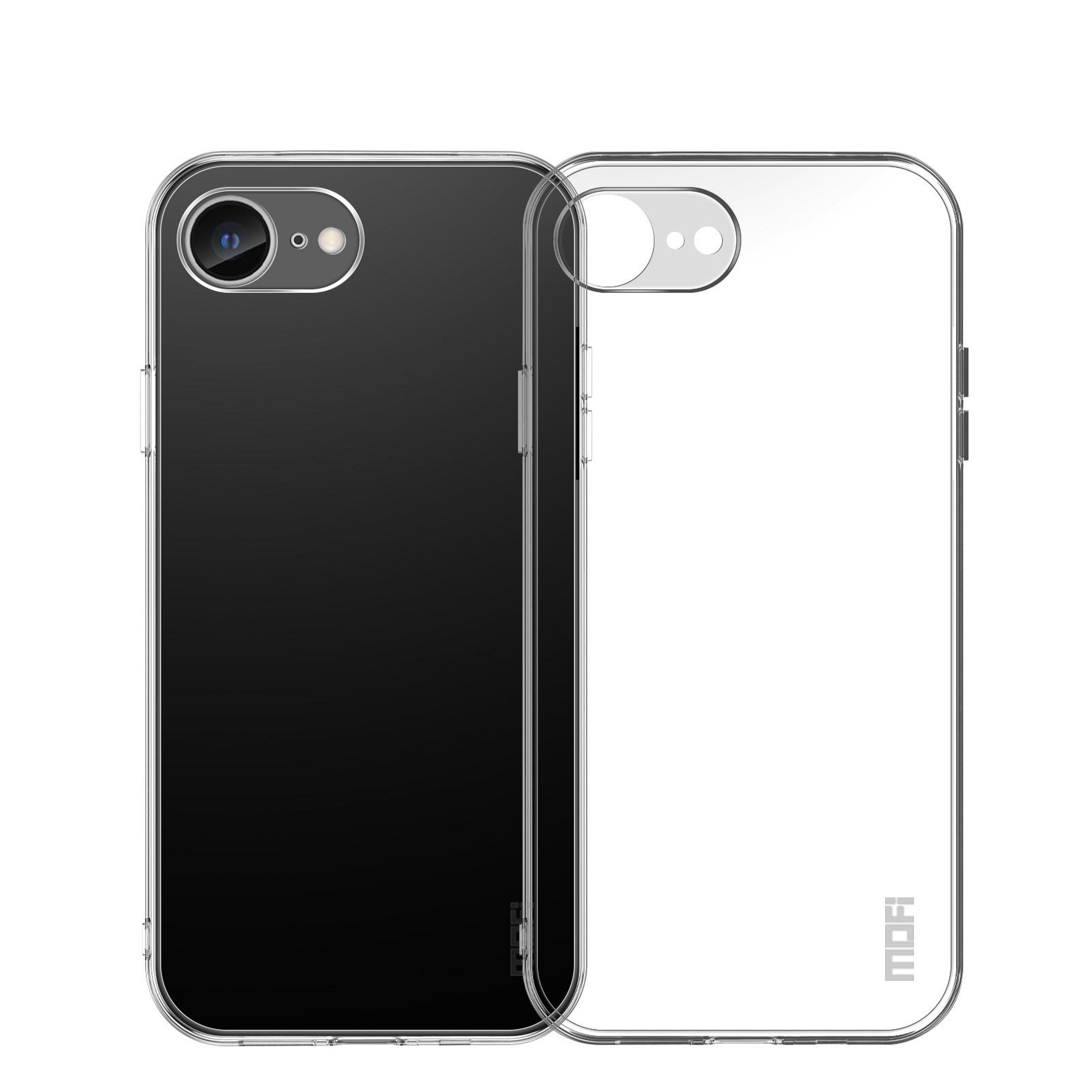 mofi ming series clear iphone 17e 16e case ultra thin tpu protective cover