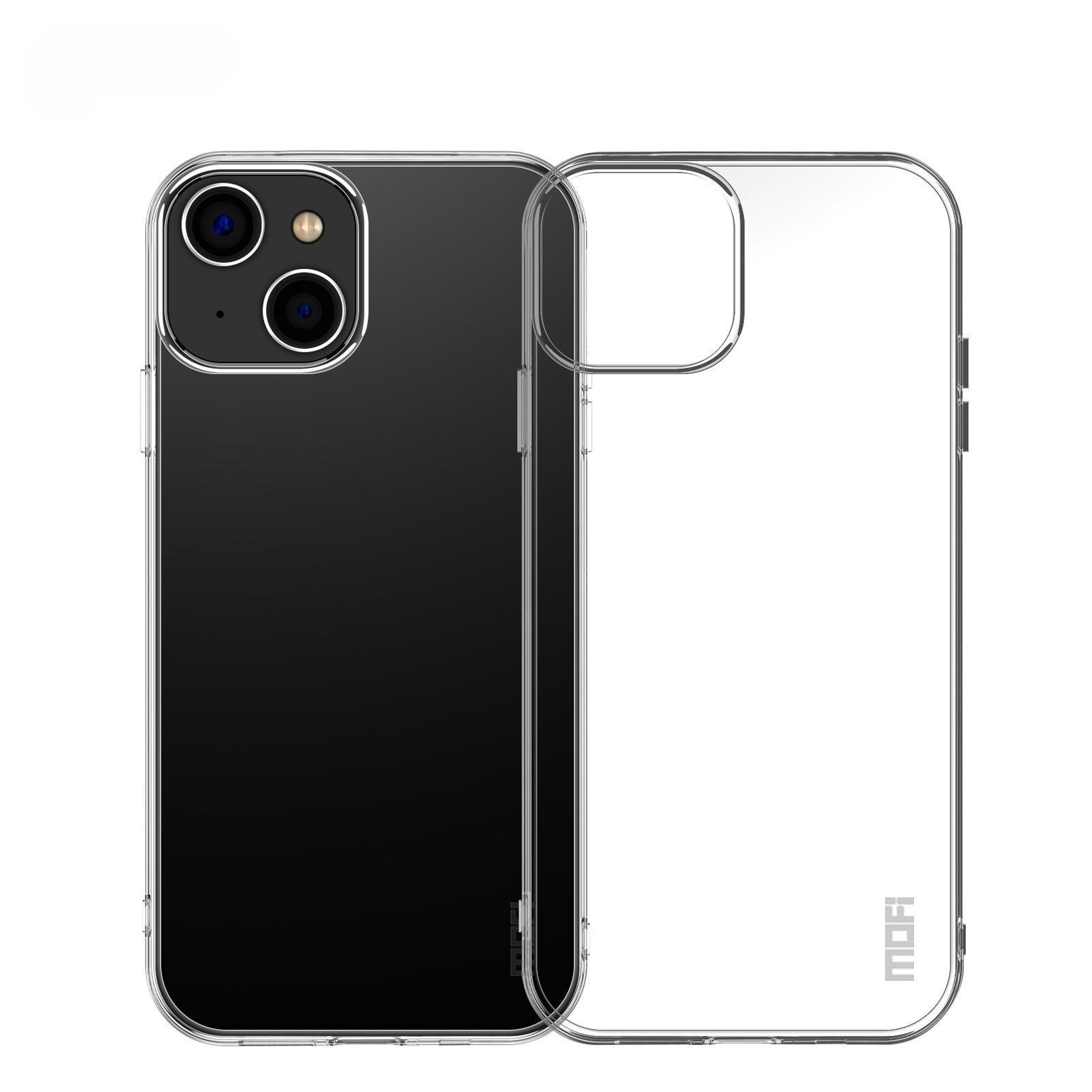 mofi ming iphone 15 plus clear case ultra thin tpu protective cover