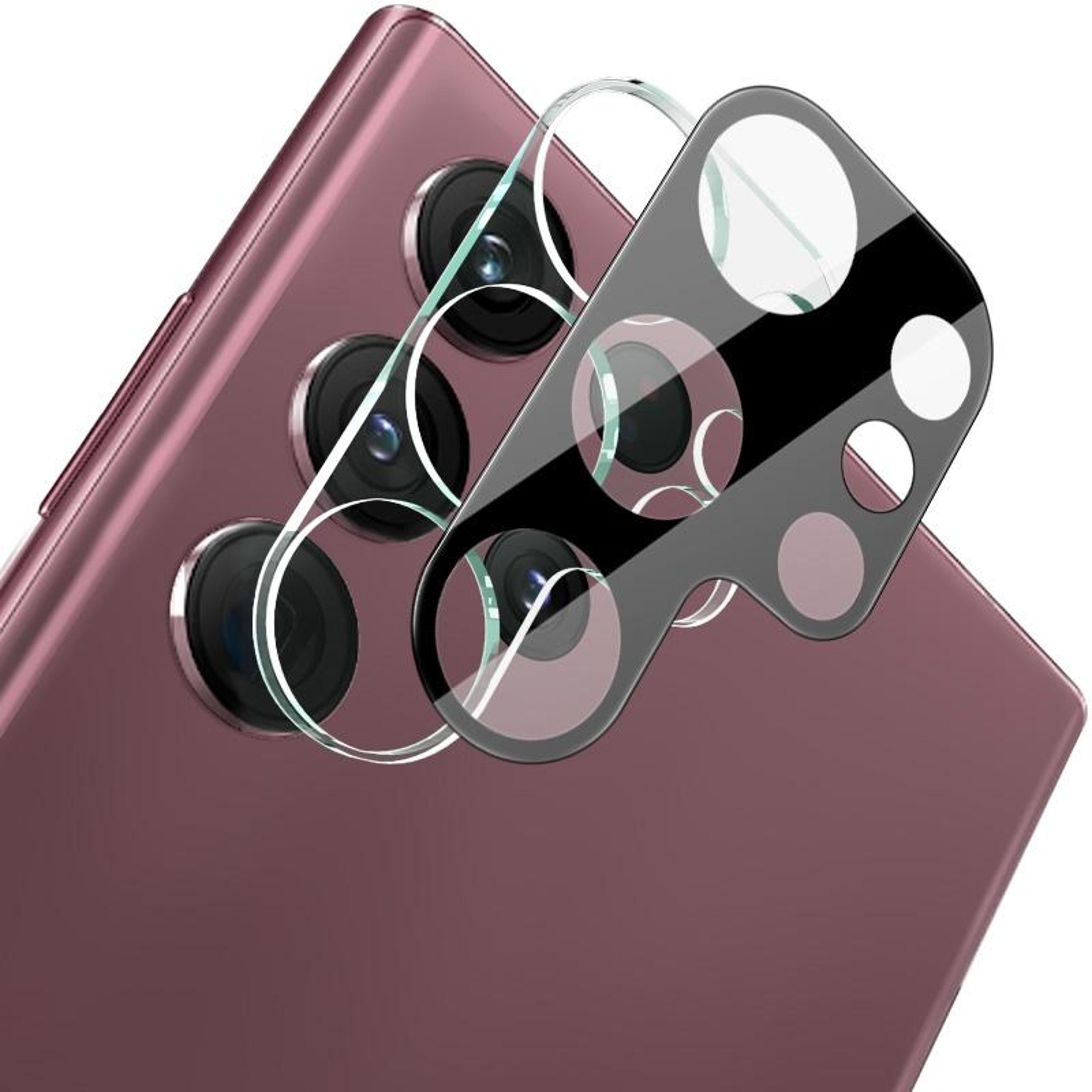 samsung galaxy s23 ultra camera lens protector hd tempered glass black