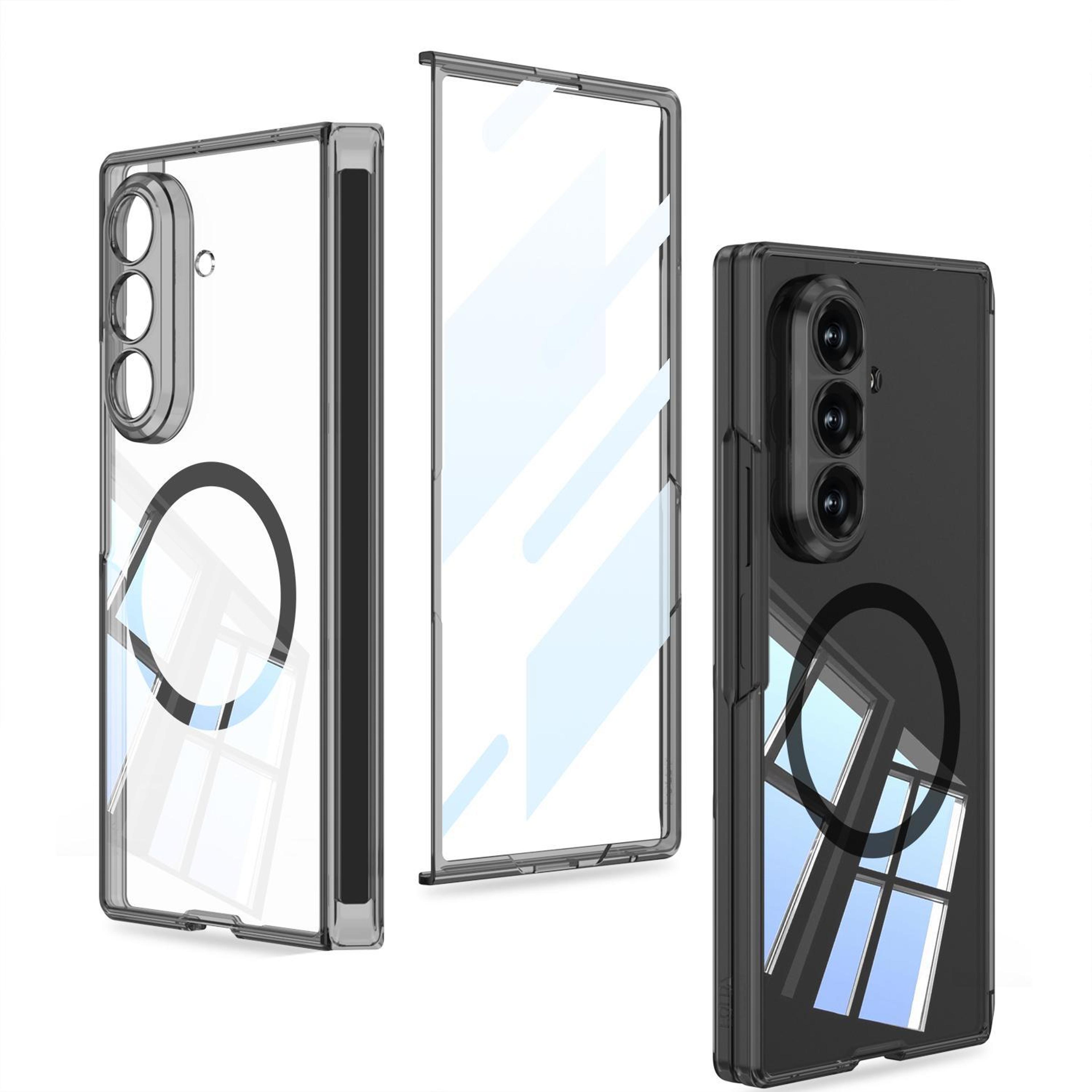 galaxy z fold8 ultra 5g magnetic clear case with magsafe protection