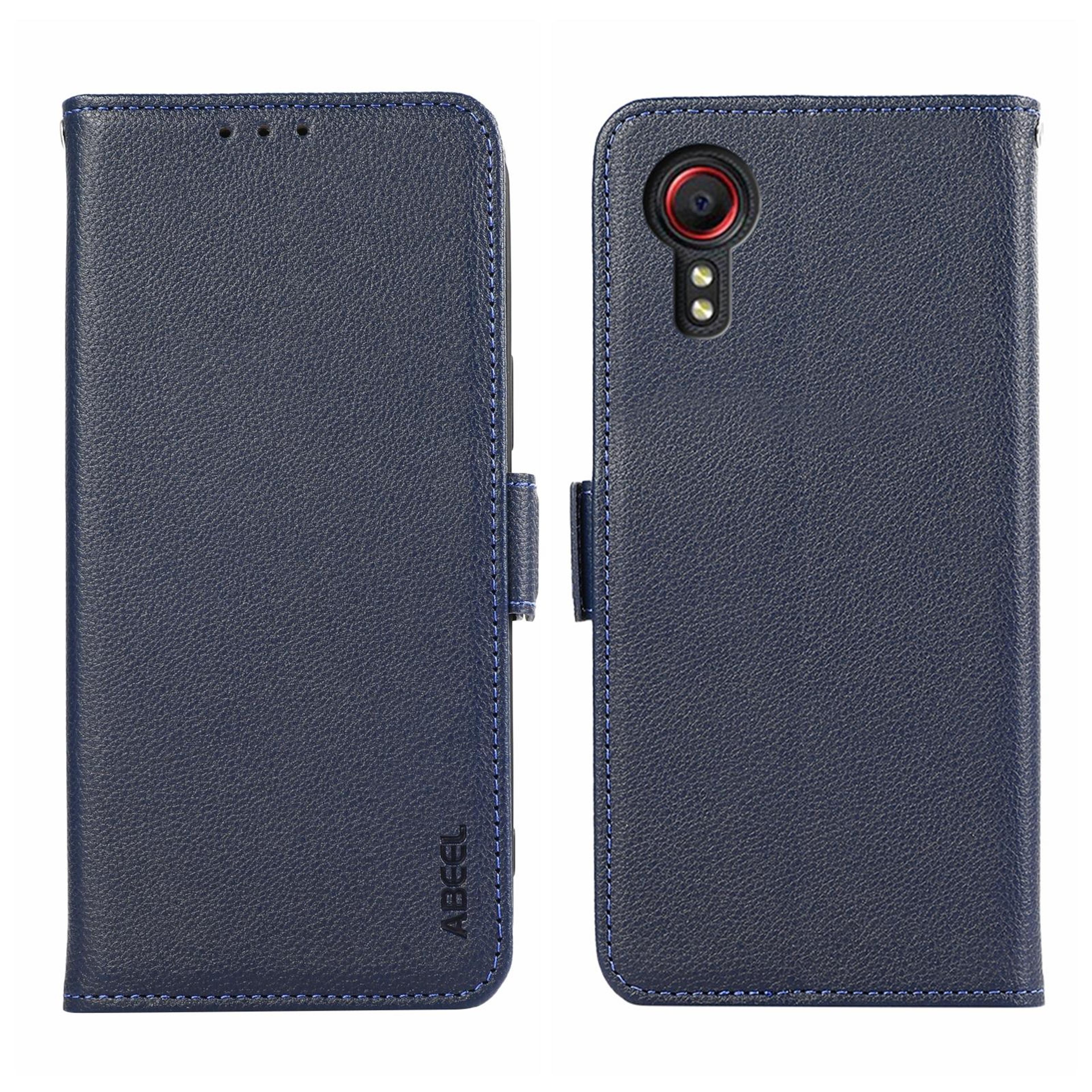 samsung galaxy xcover7 rfid blocking wallet case with magnetic closure