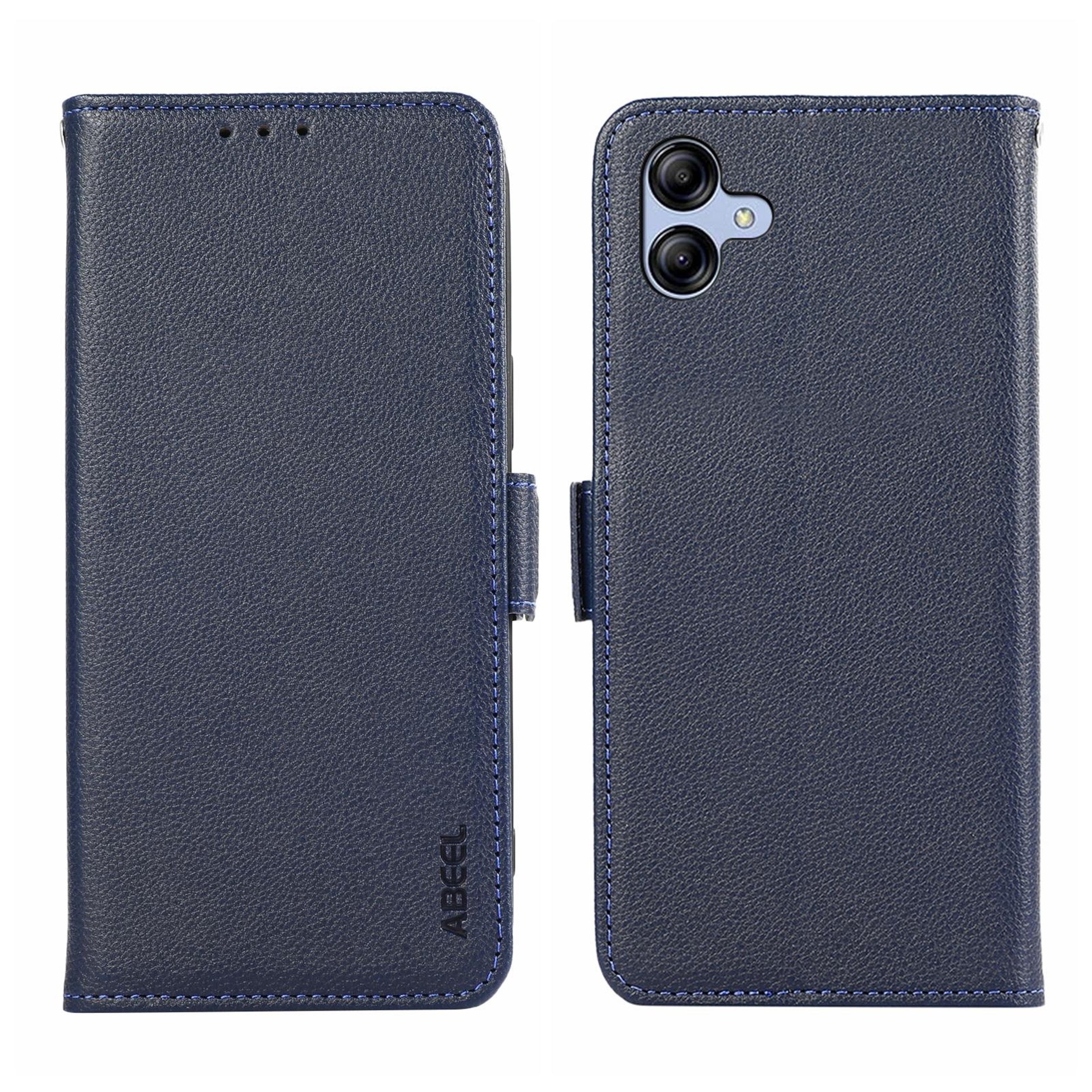 samsung galaxy a05 rfid blocking wallet case with magnetic stand