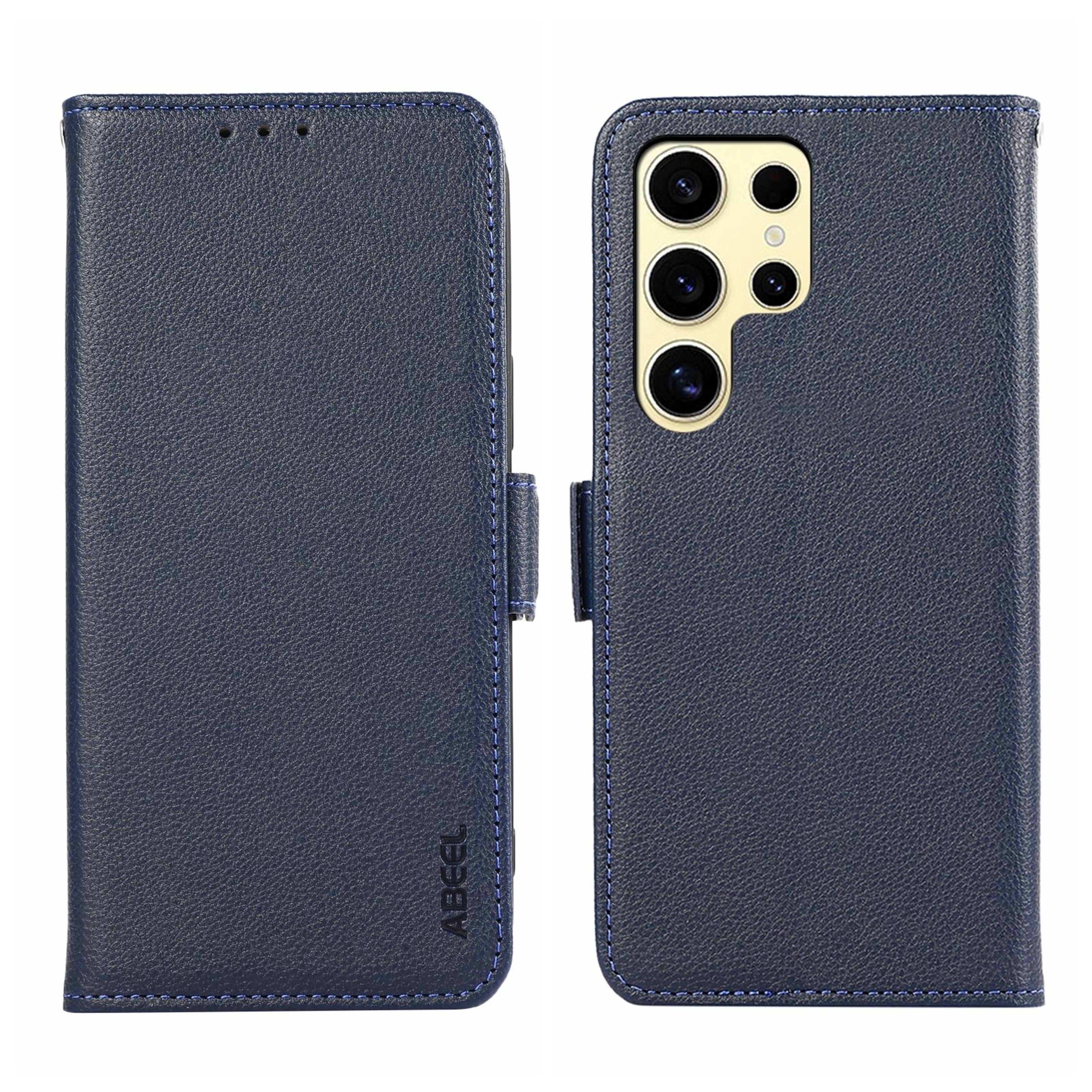 samsung galaxy s23 ultra rfid wallet case with magnetic closure and stand
