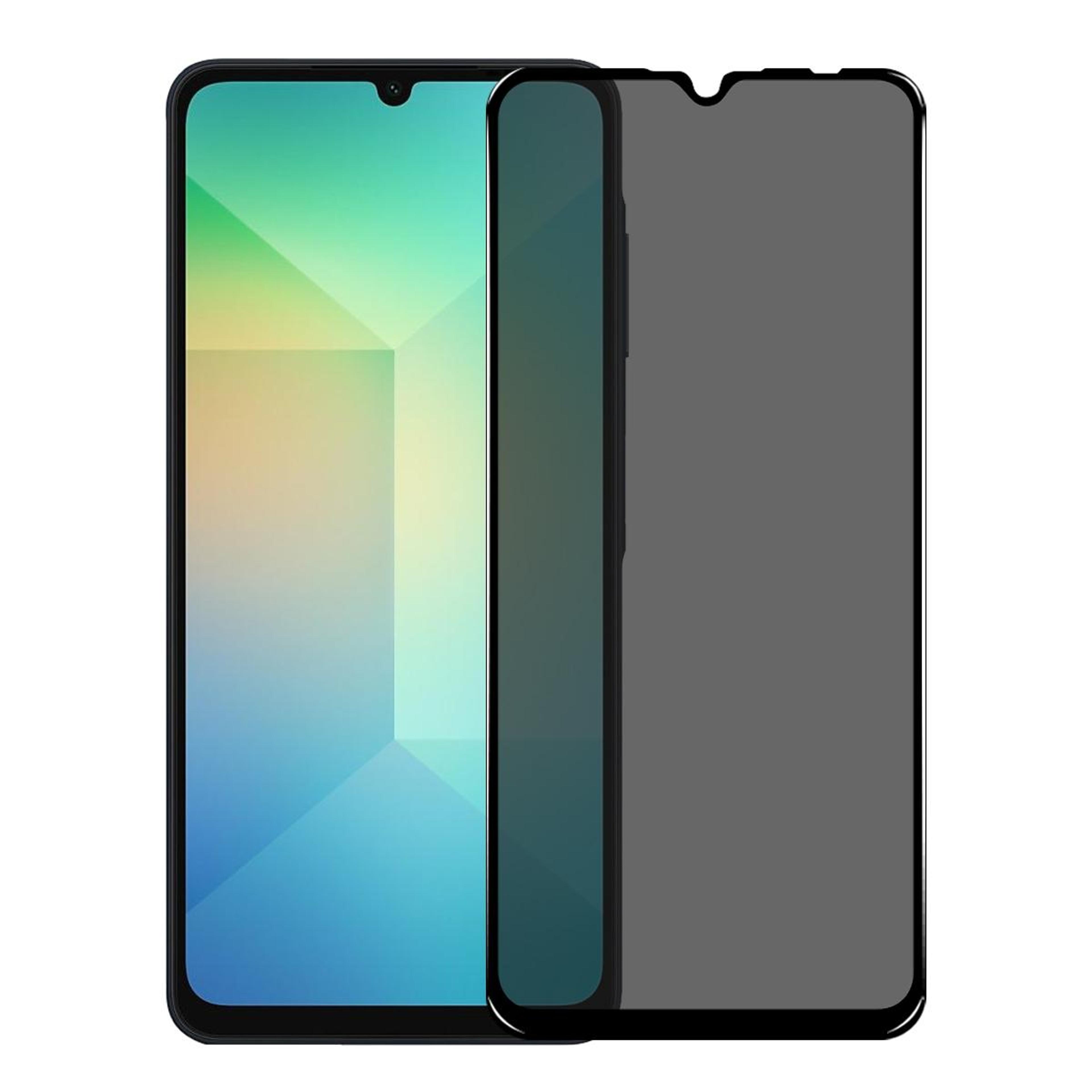 samsung galaxy a06 4g privacy screen protector 9h anti spy tempered glass