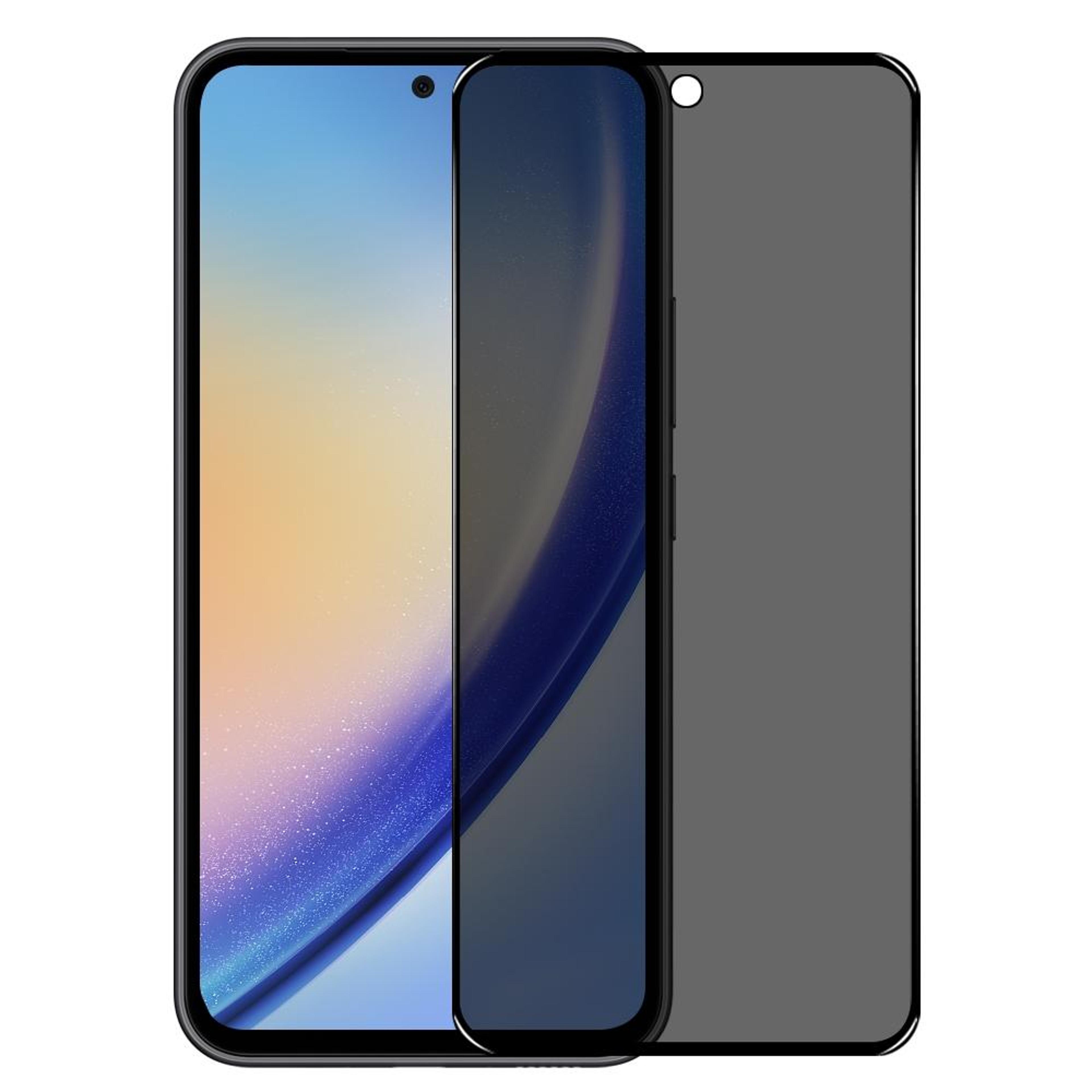 samsung galaxy a55 5g privacy screen protector 9h tempered glass