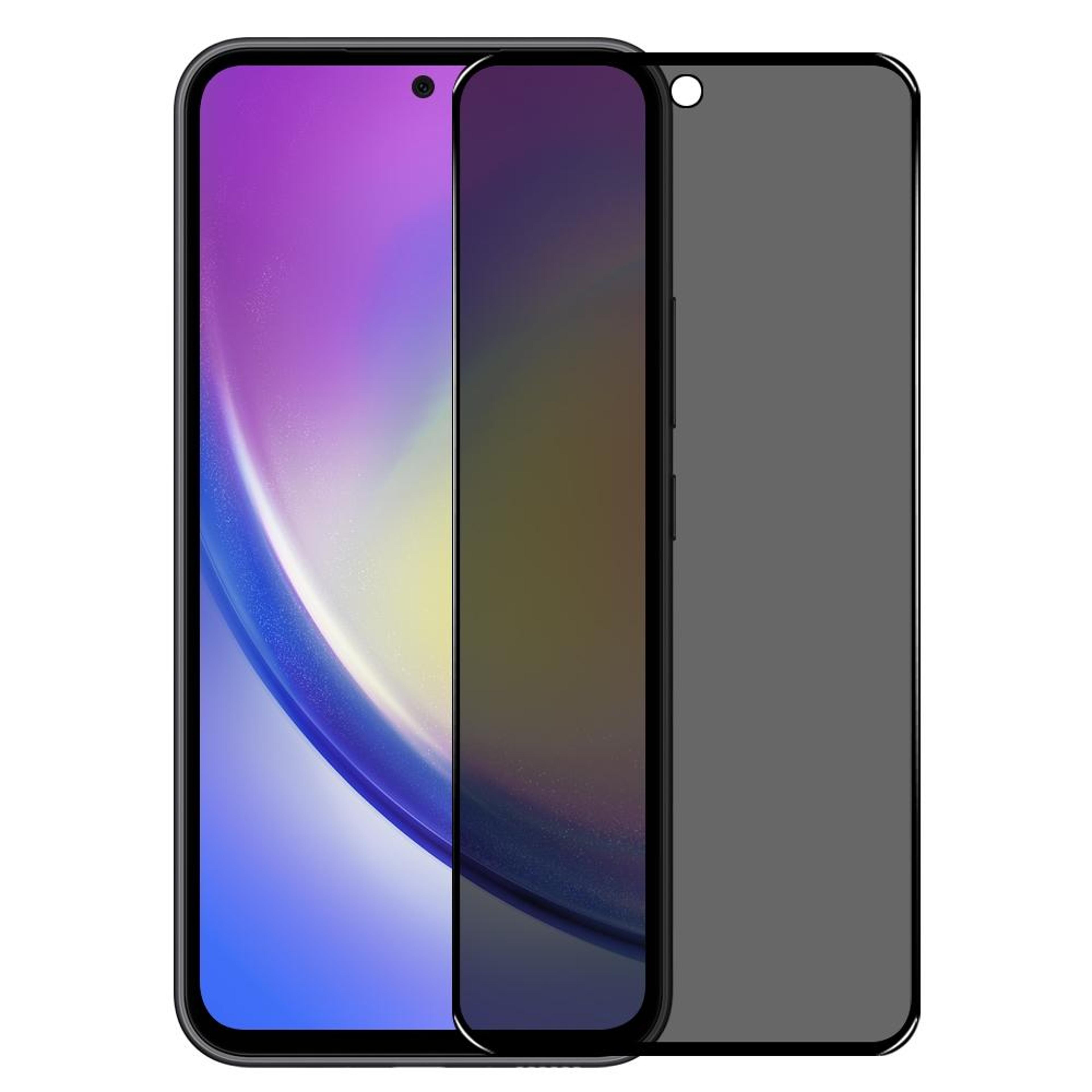 samsung galaxy a35 5g privacy screen protector 9h ultra thin tempered glass