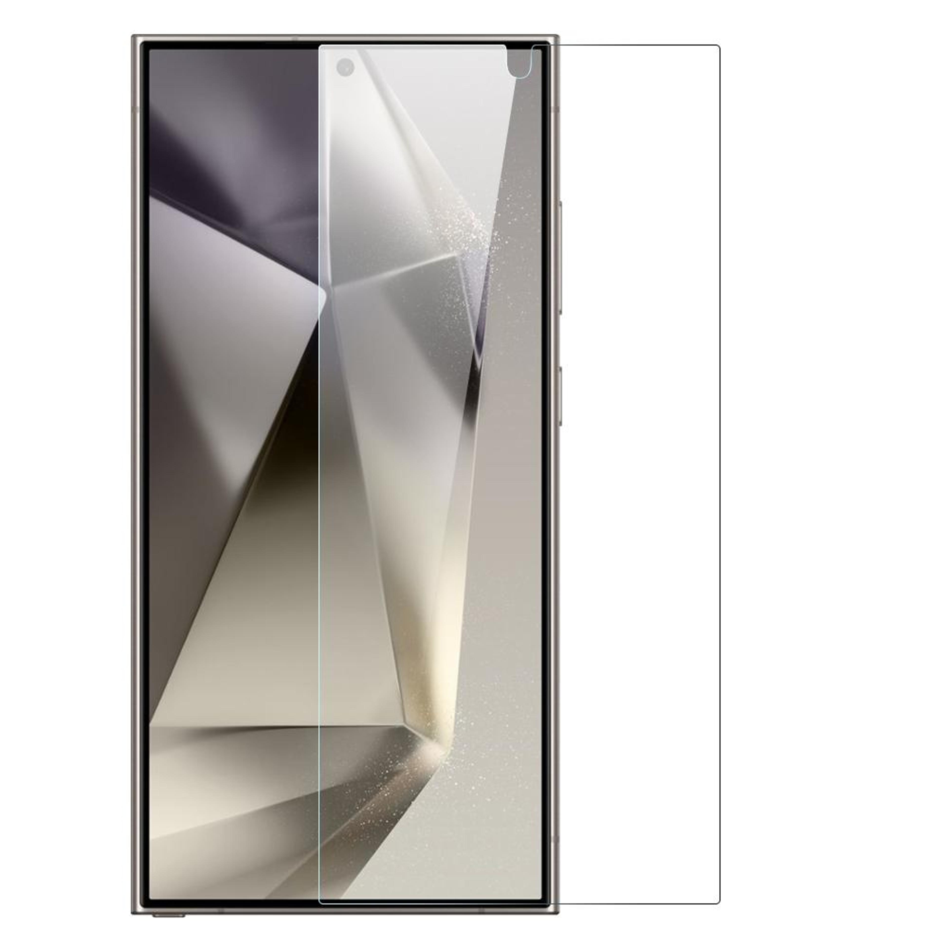 samsung galaxy s24 ultra tempered glass screen protector with fingerprint unlock