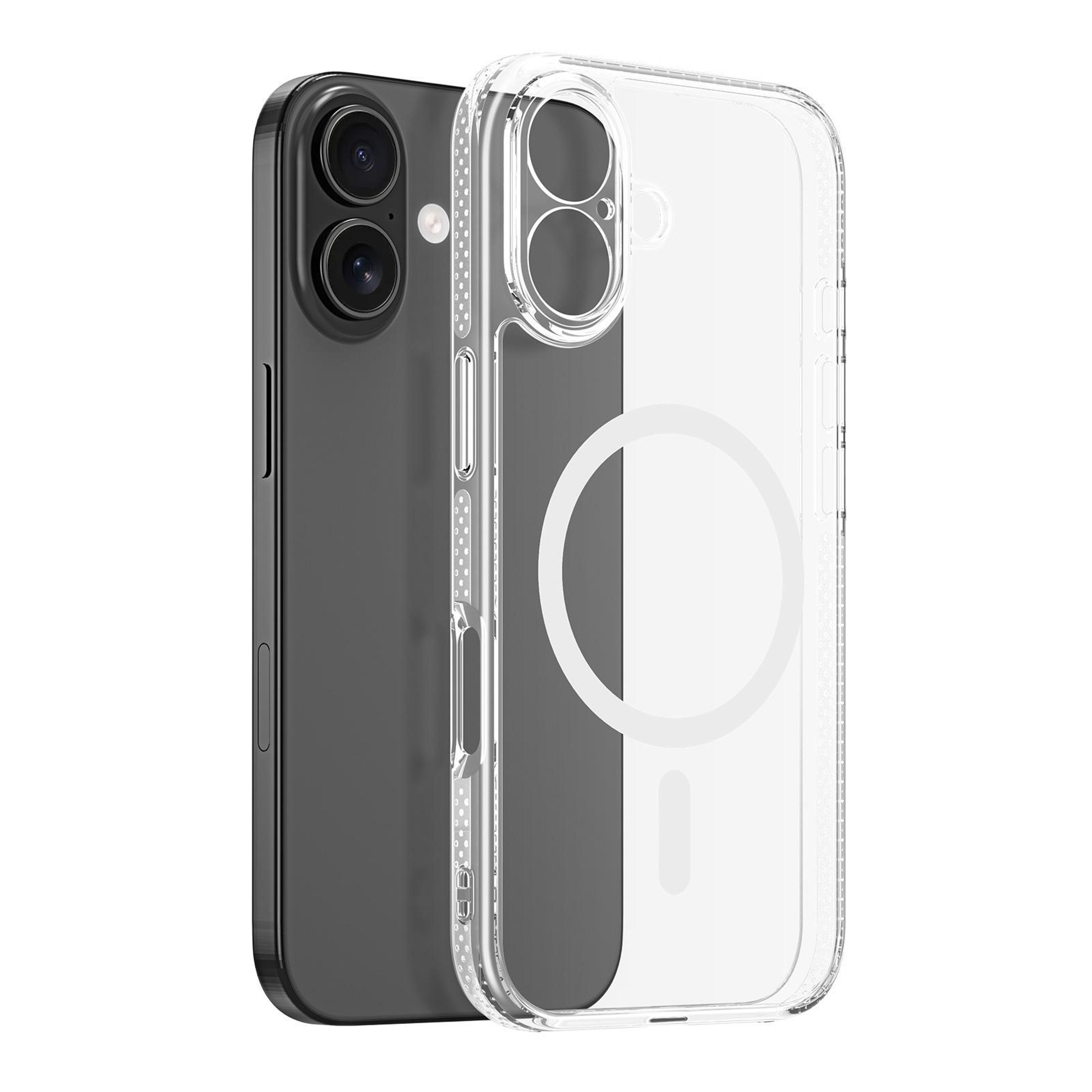dux ducis clin mag clear magsafe iphone 17 case with shock protection