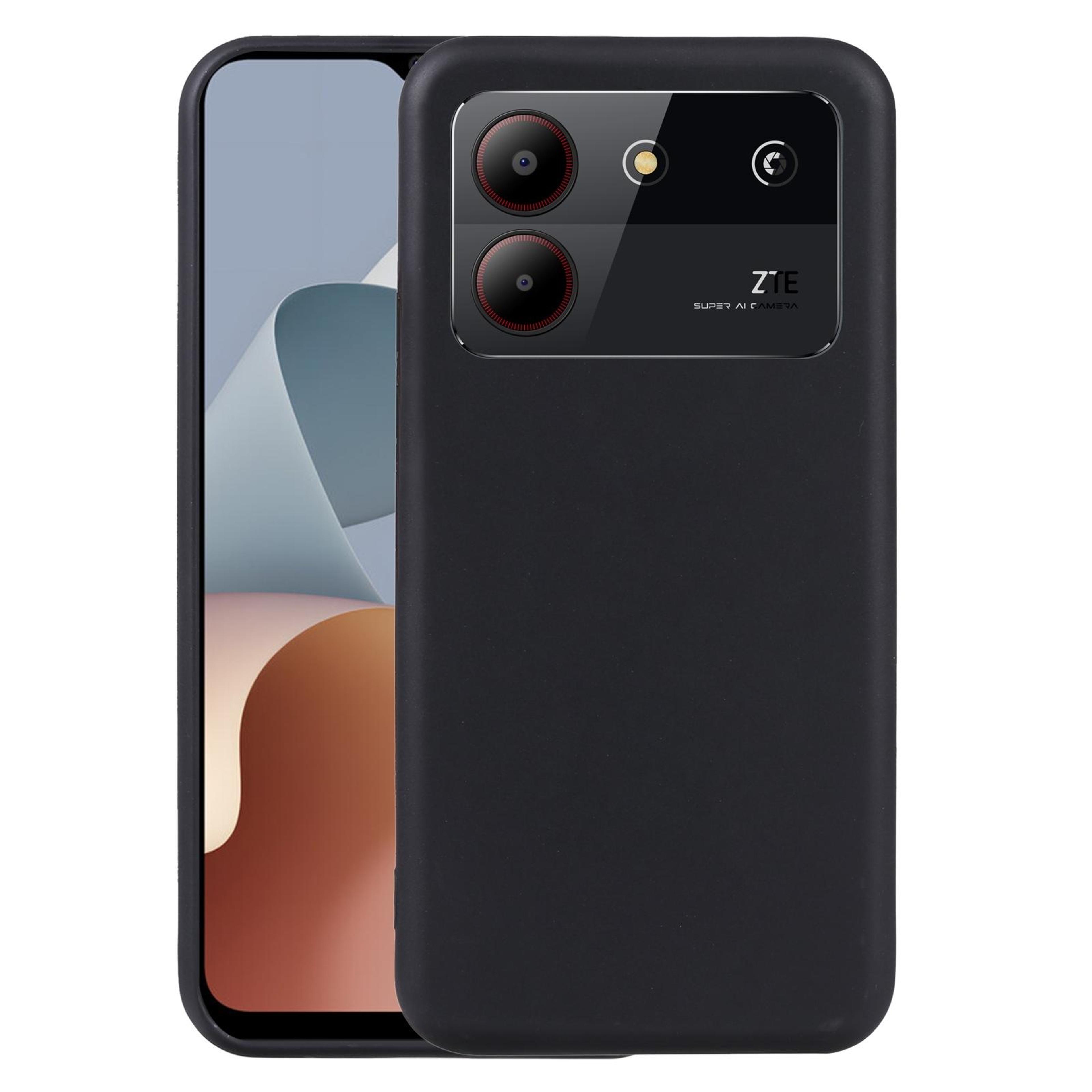 zte blade a54 tpu case slim protective black phone cover