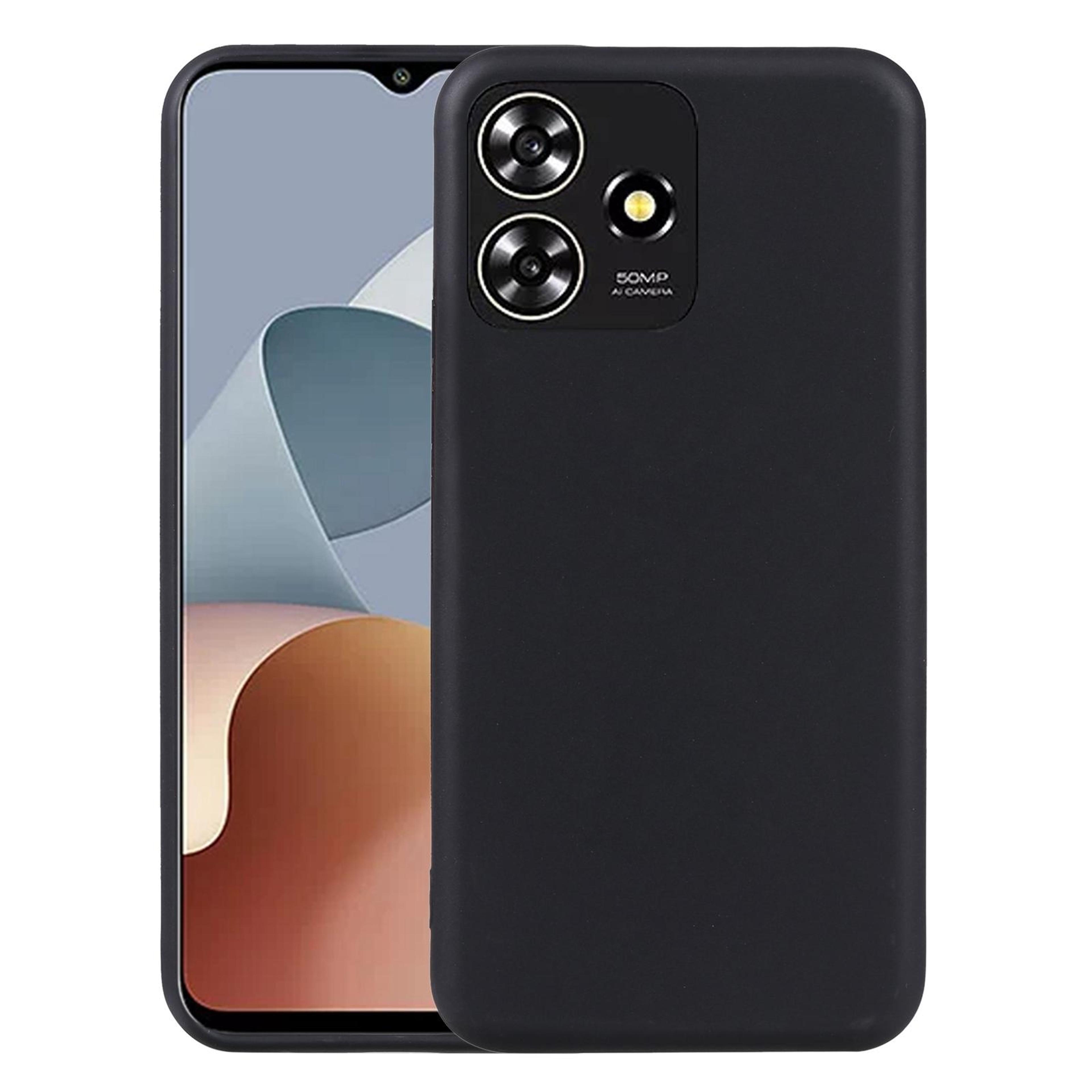 zte blade a73 4g v50 smart axon 50 lite protective tpu phone case black