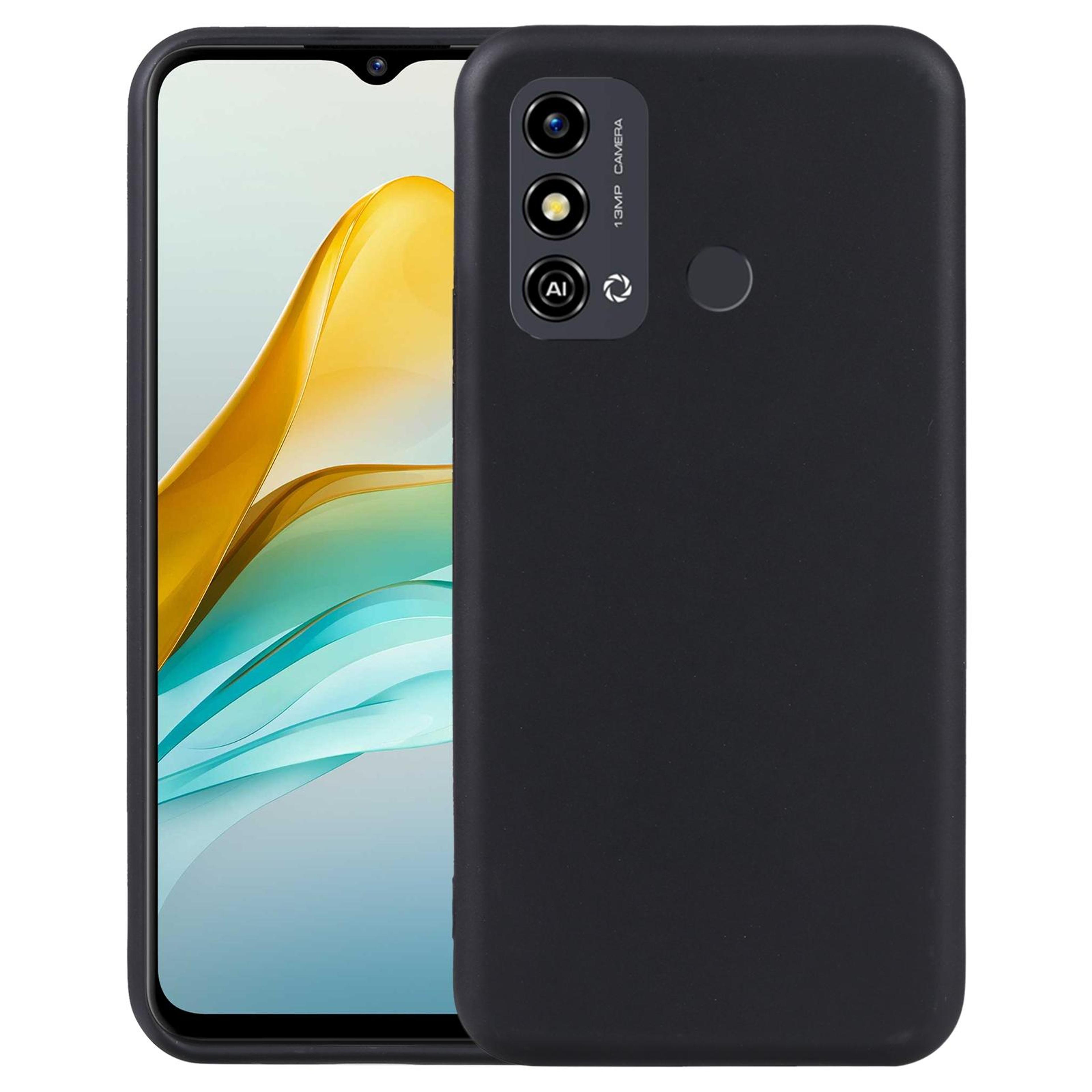 zte blade a53 plus tpu protective phone case black