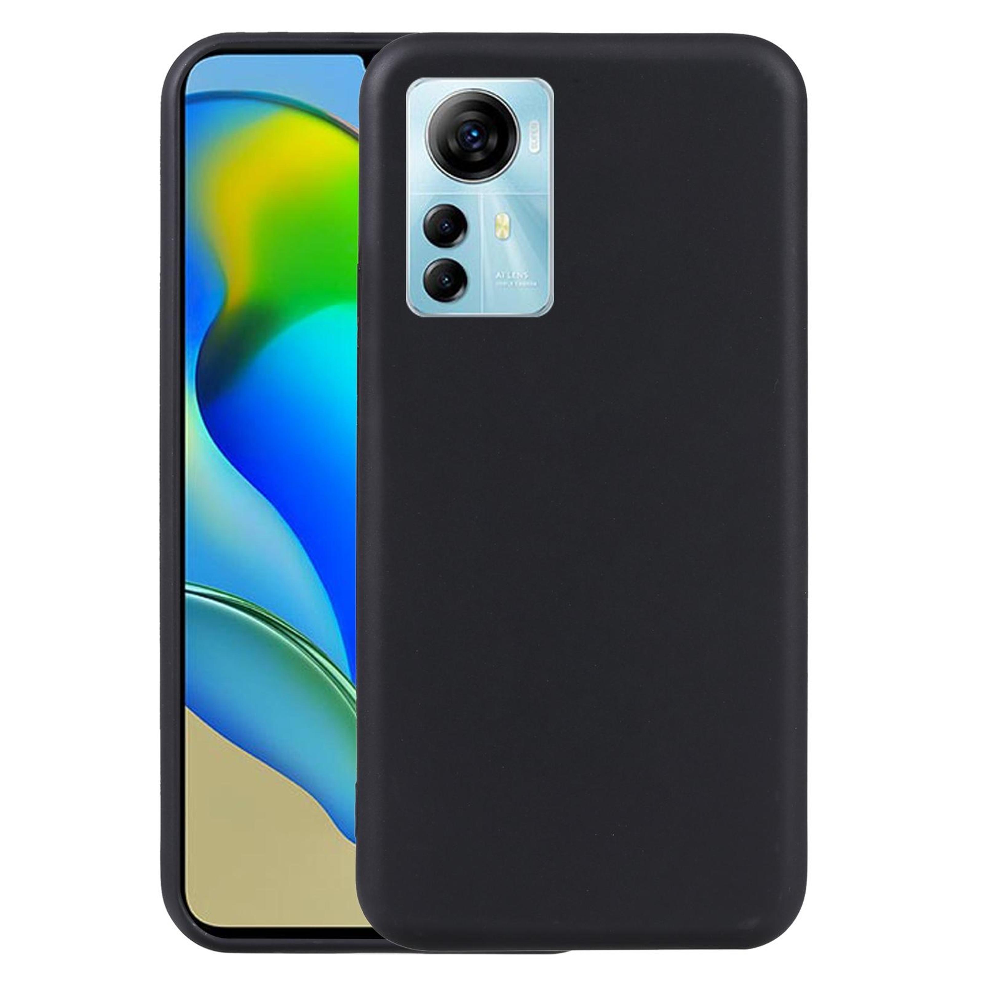 zte blade a72s slim tpu protective phone case black