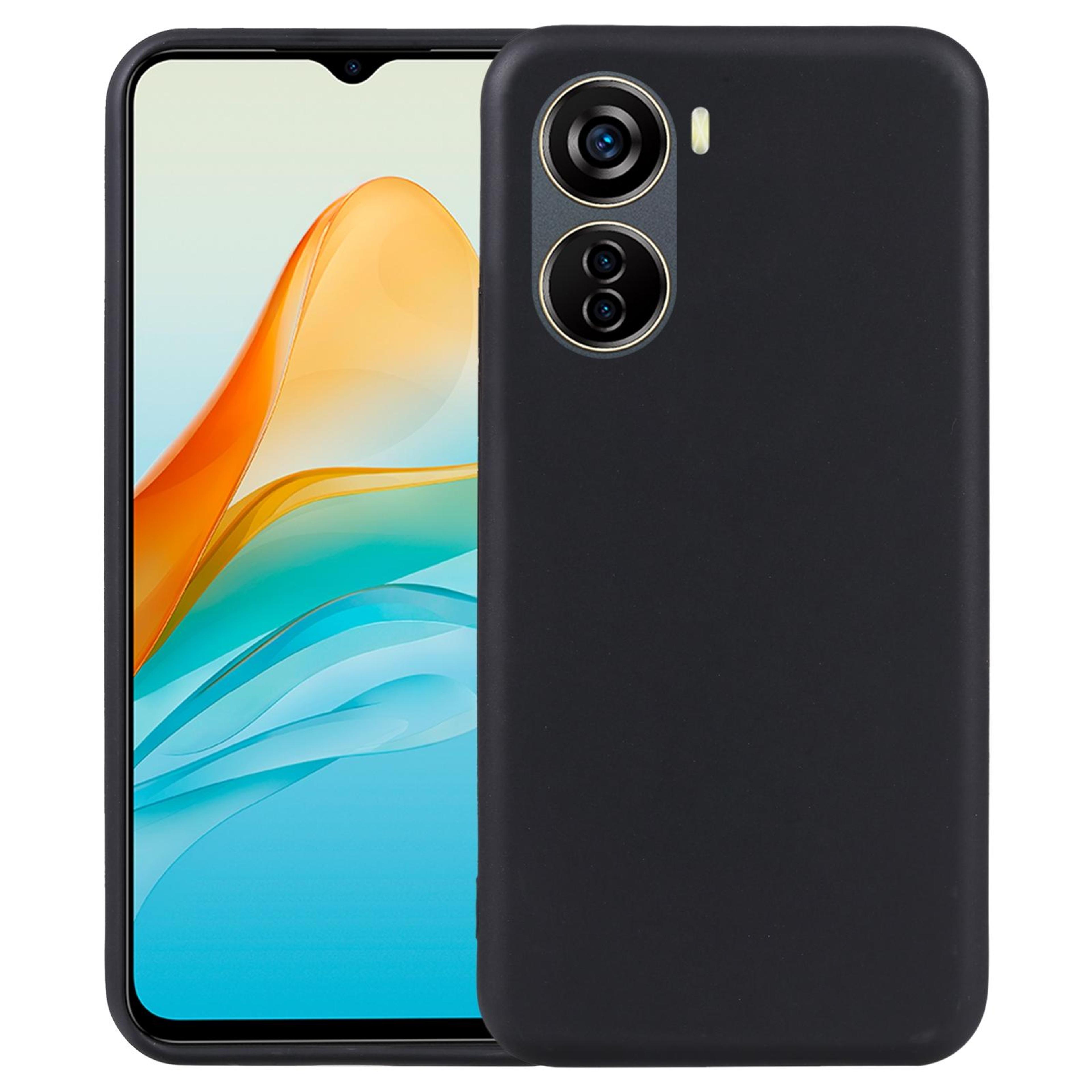 zte axon 40 lite tpu case slim protective black phone cover