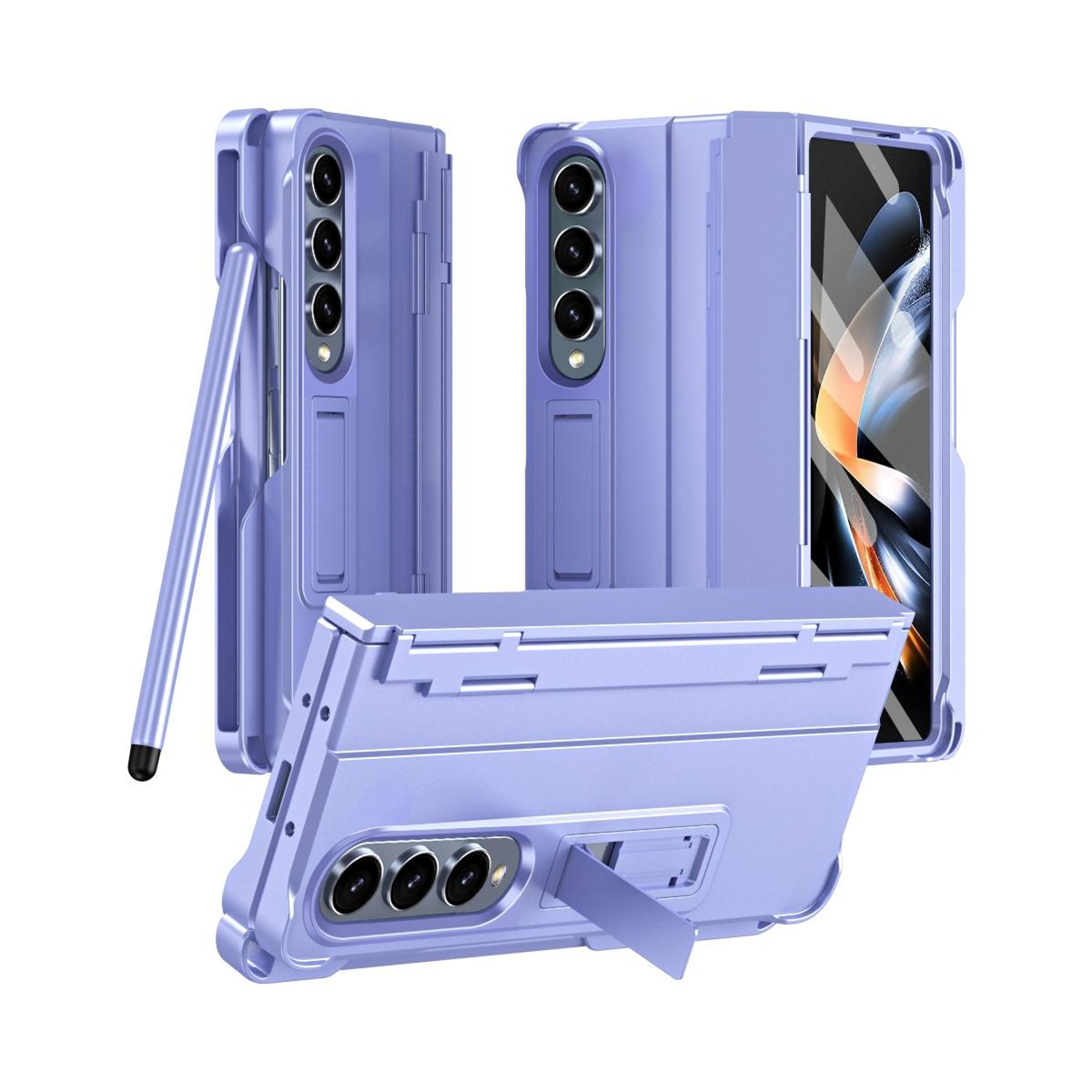 galaxy z fold3 5g shockproof hinge case with tempered glass and pen