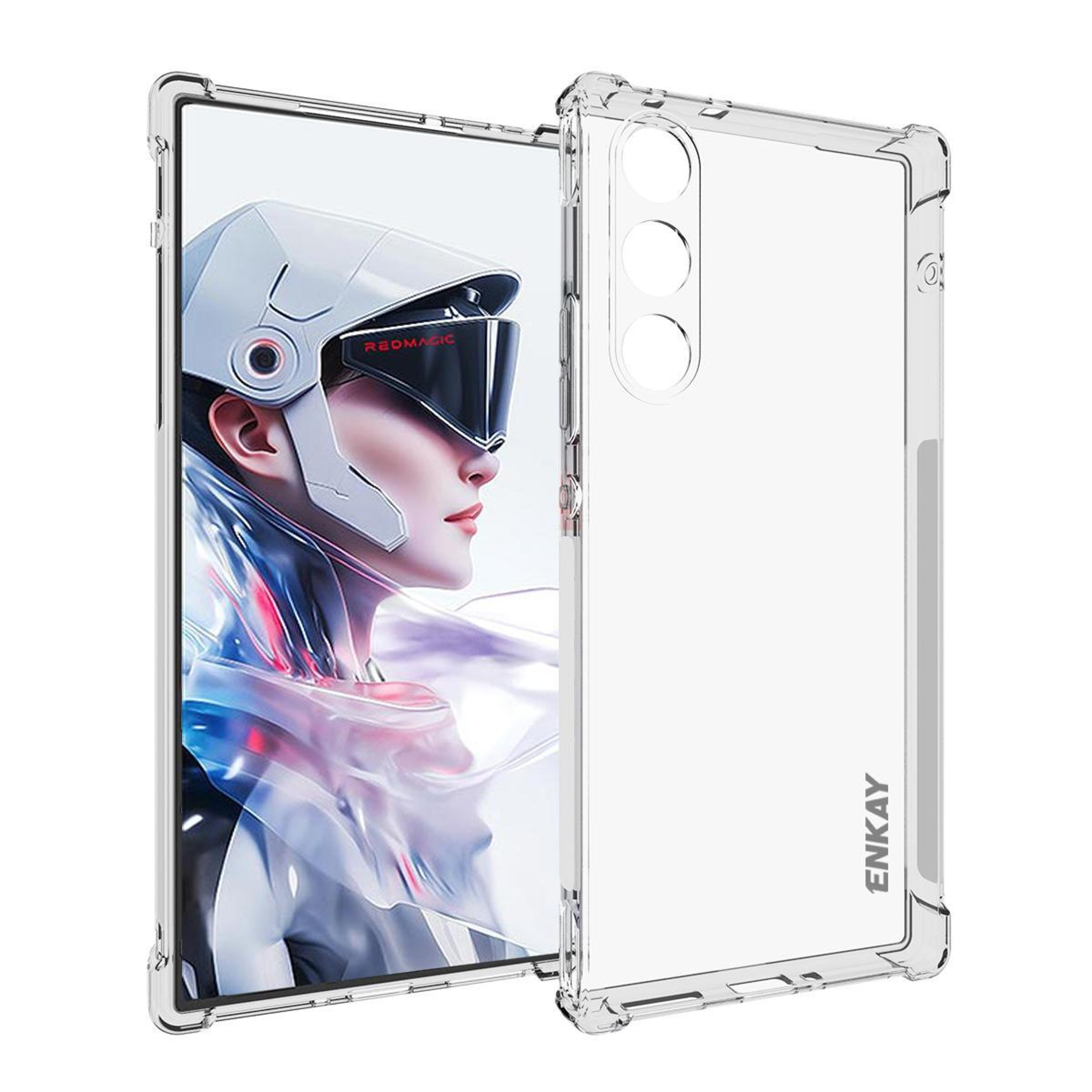 redmagic 10 air clear tpu shockproof slim phone case