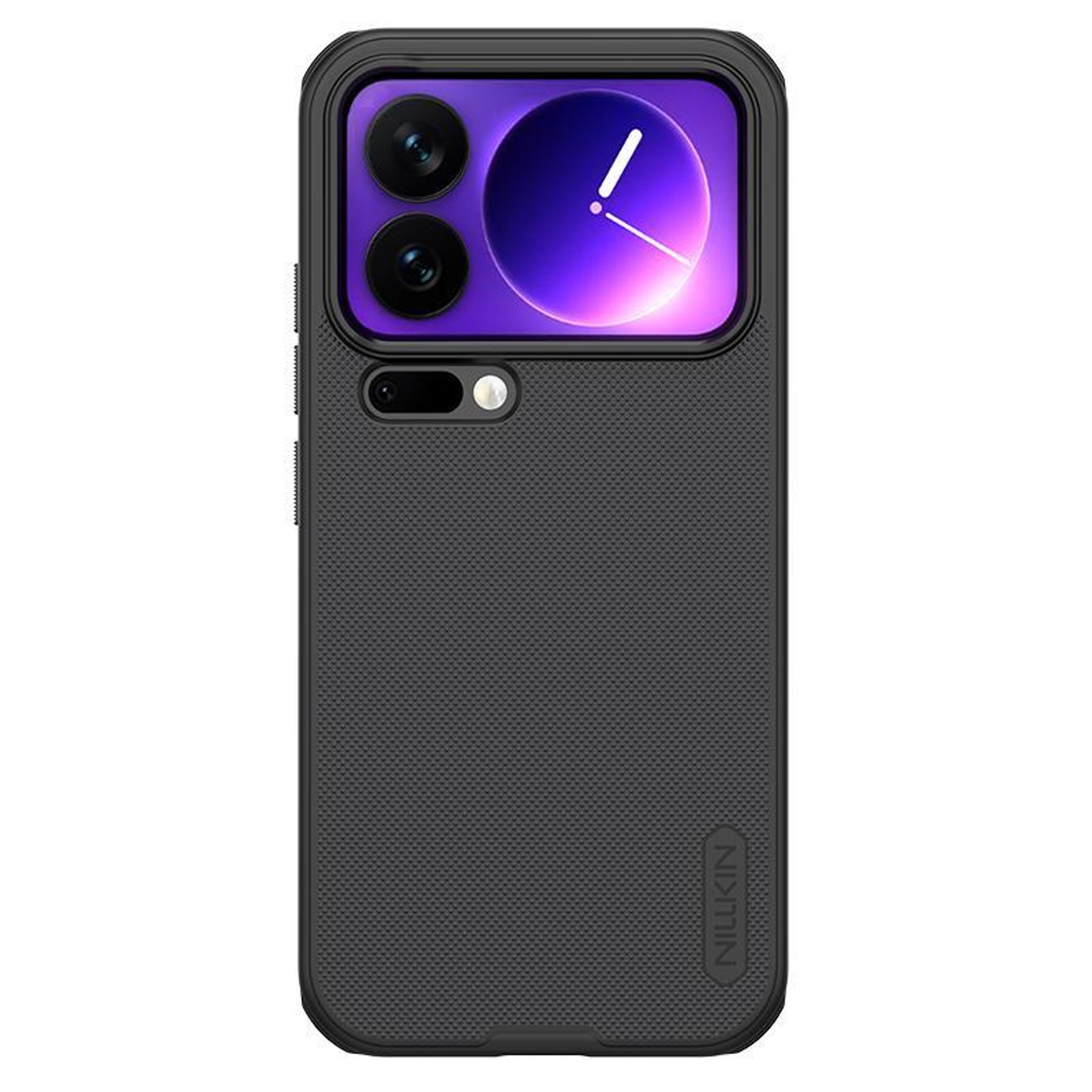 frosted shield pro xiaomi 17 pro case with magsafe magnetic protection black