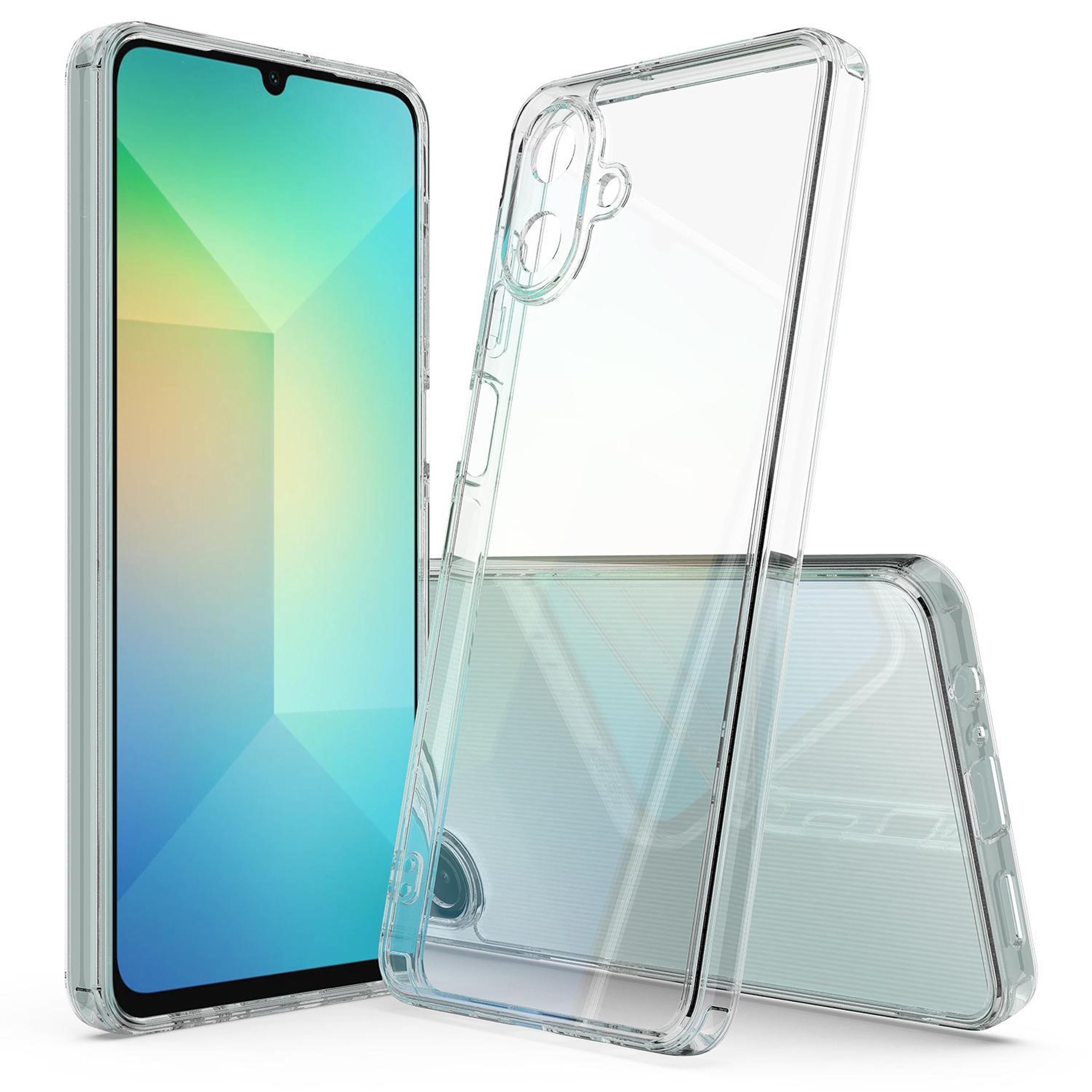galaxy a07 a08 clear scratchproof acrylic tpu protective phone case