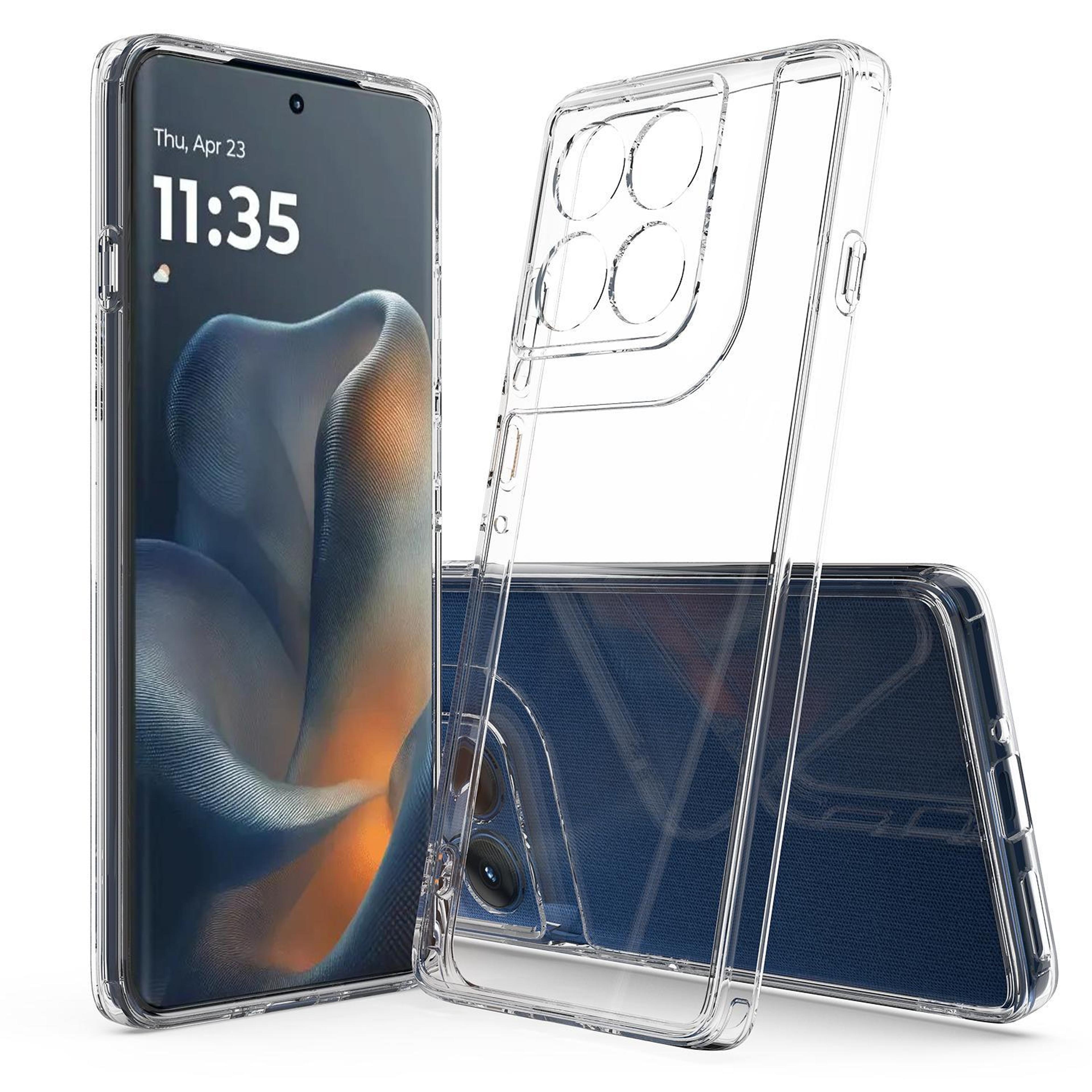motorola edge 60 pro clear case scratchproof acrylic tpu protective cover