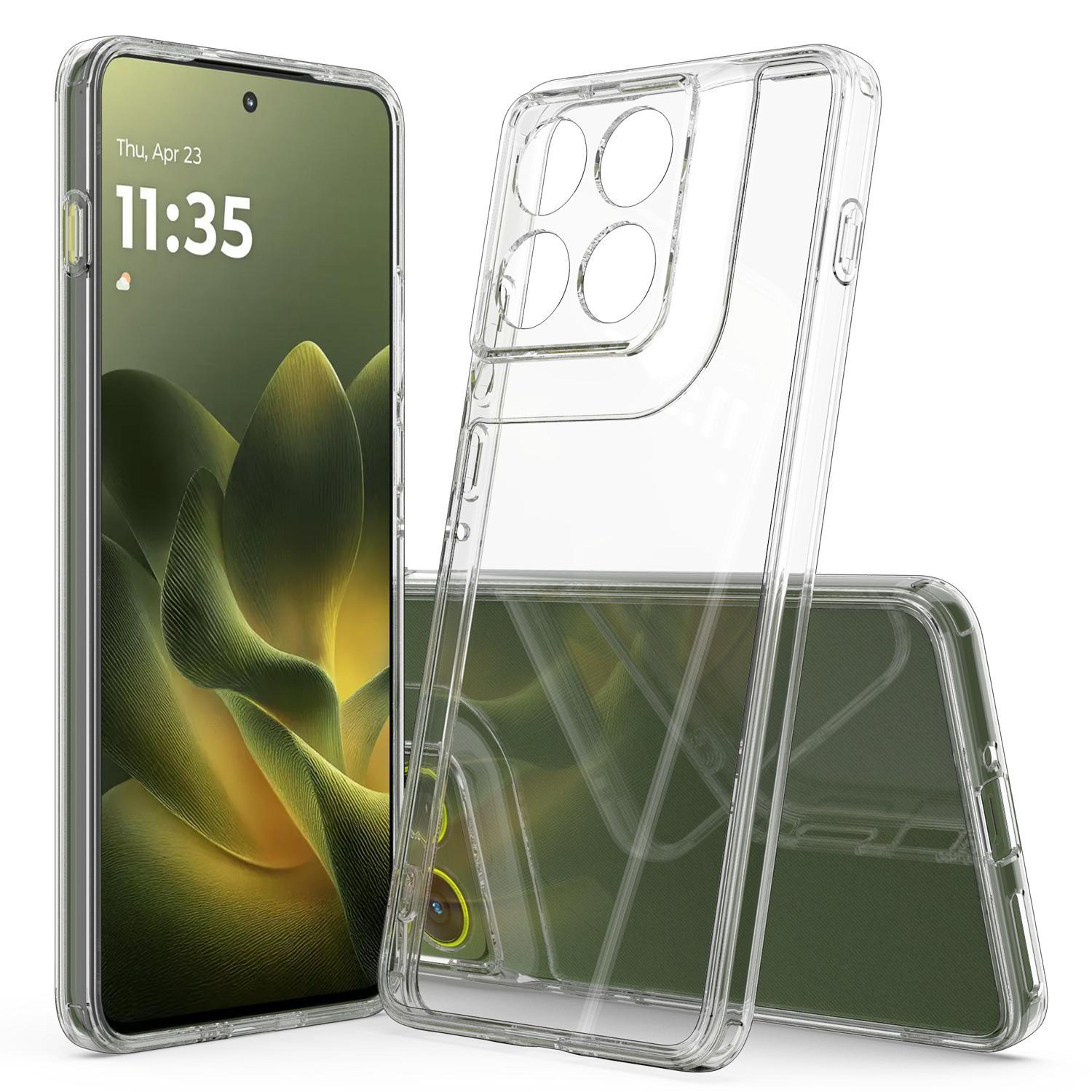 motorola edge 70 5g clear case scratch resistant acrylic tpu protective cover