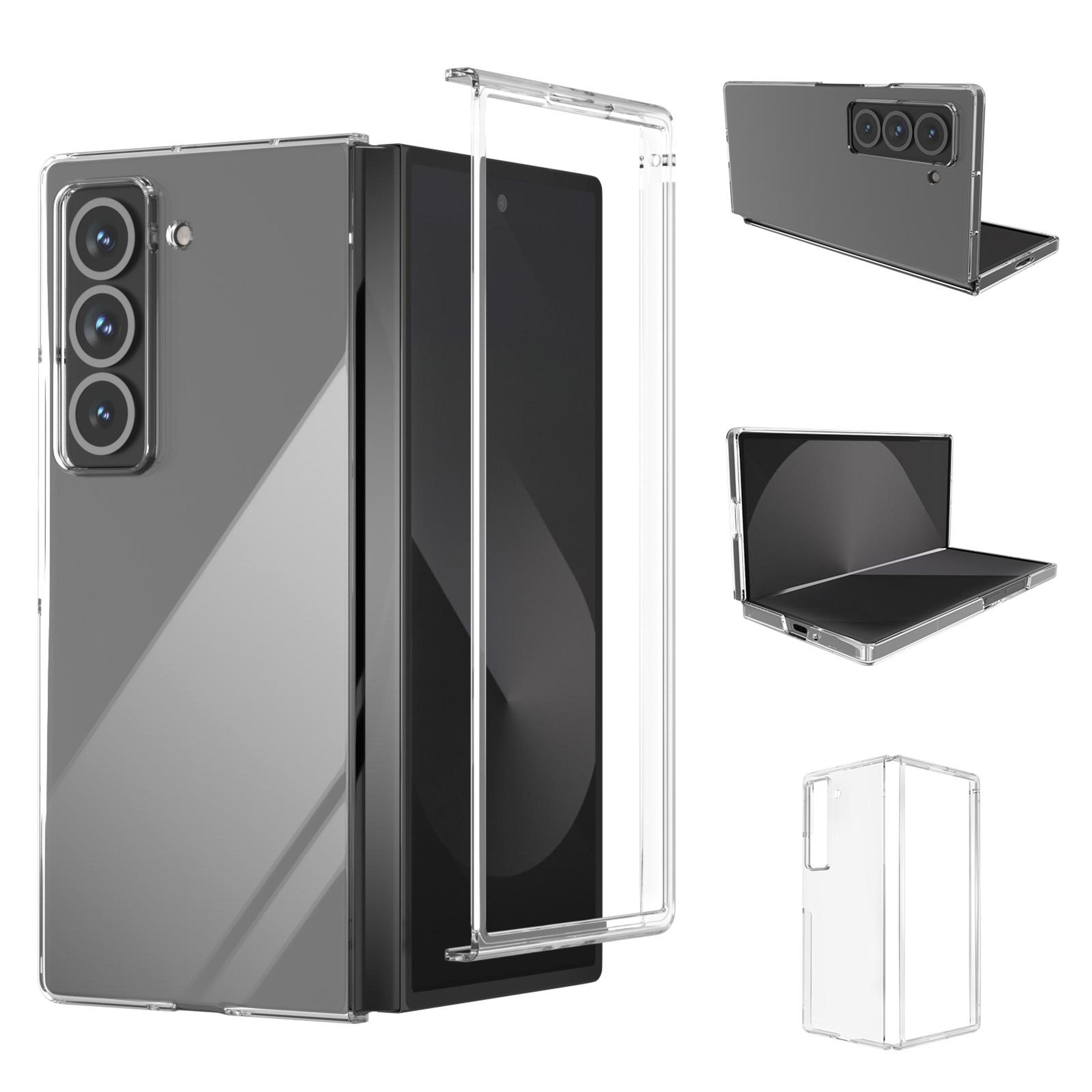 samsung galaxy z fold special clear case shockproof tpu pc protective cover