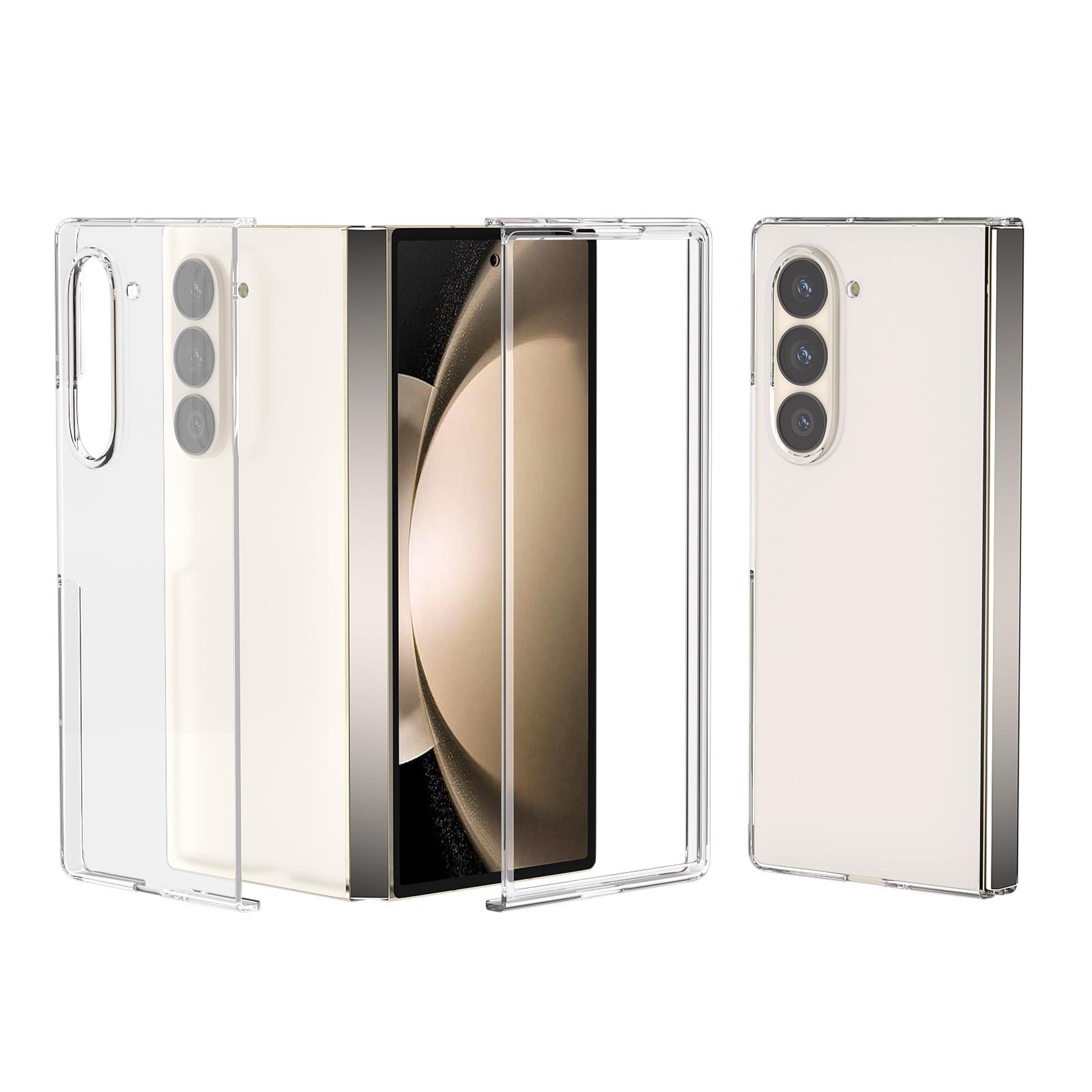 samsung galaxy z fold6 clear shockproof tpu pc protective case
