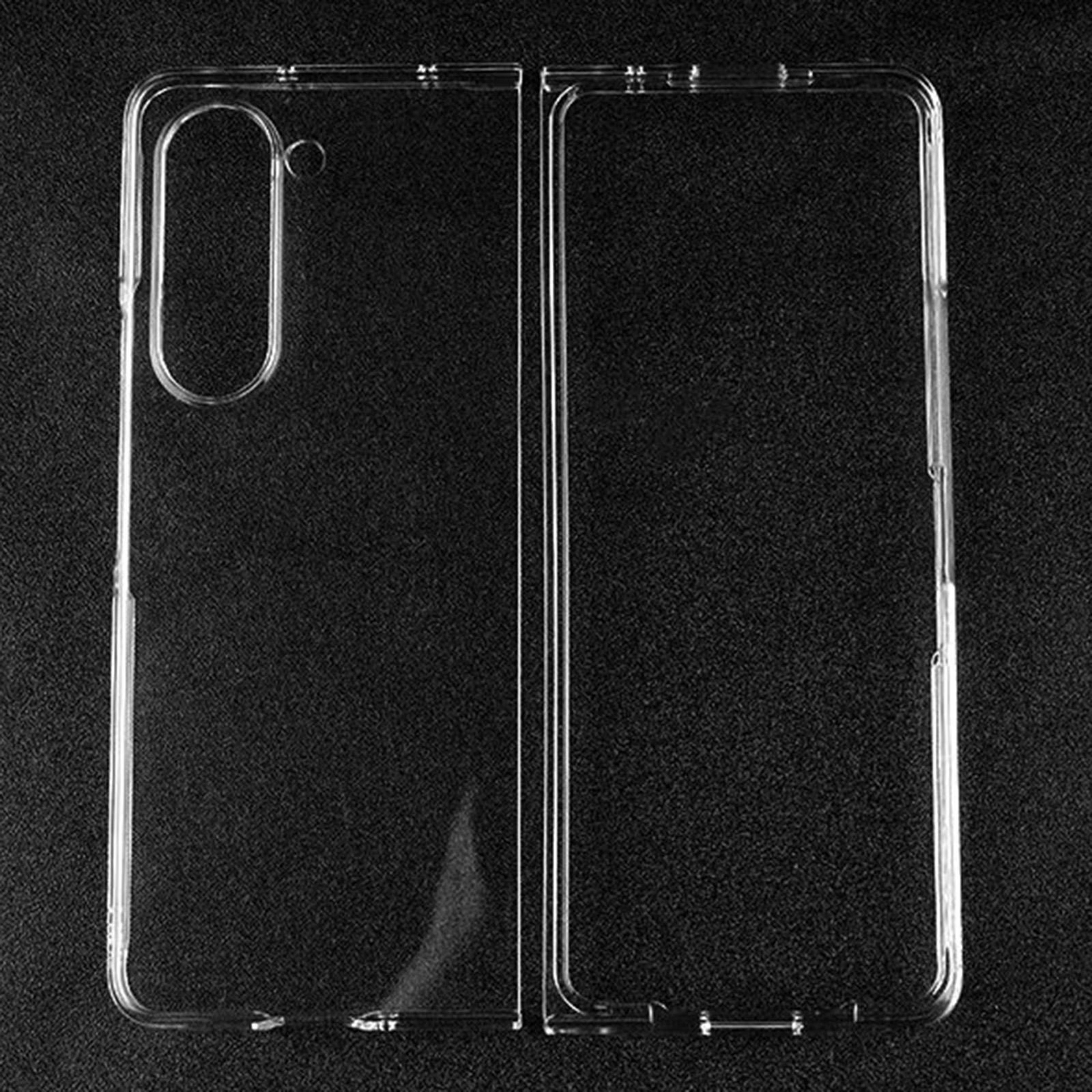 samsung galaxy z fold6 clear shockproof pc protective case