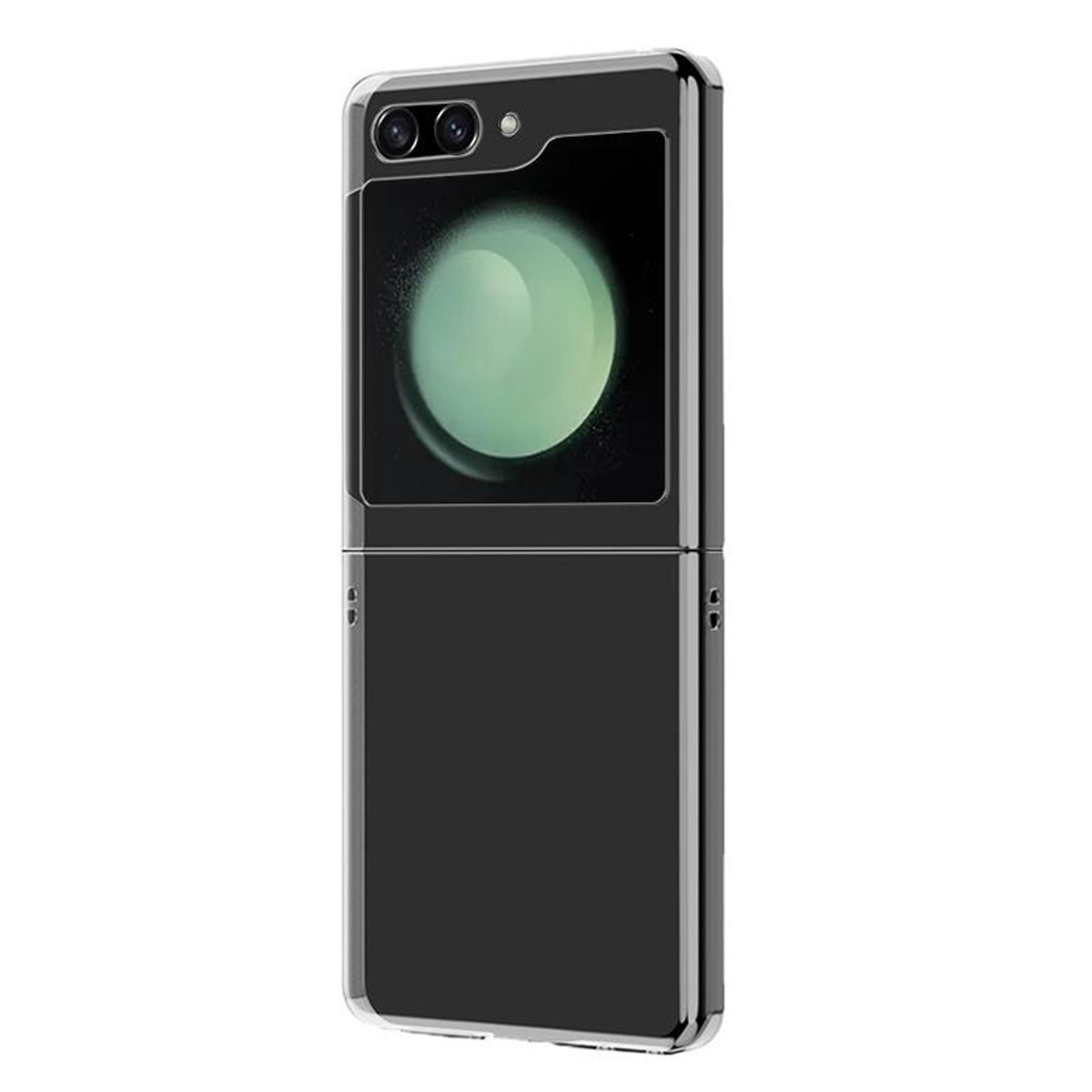 samsung galaxy z flip4 5g clear shockproof pc case