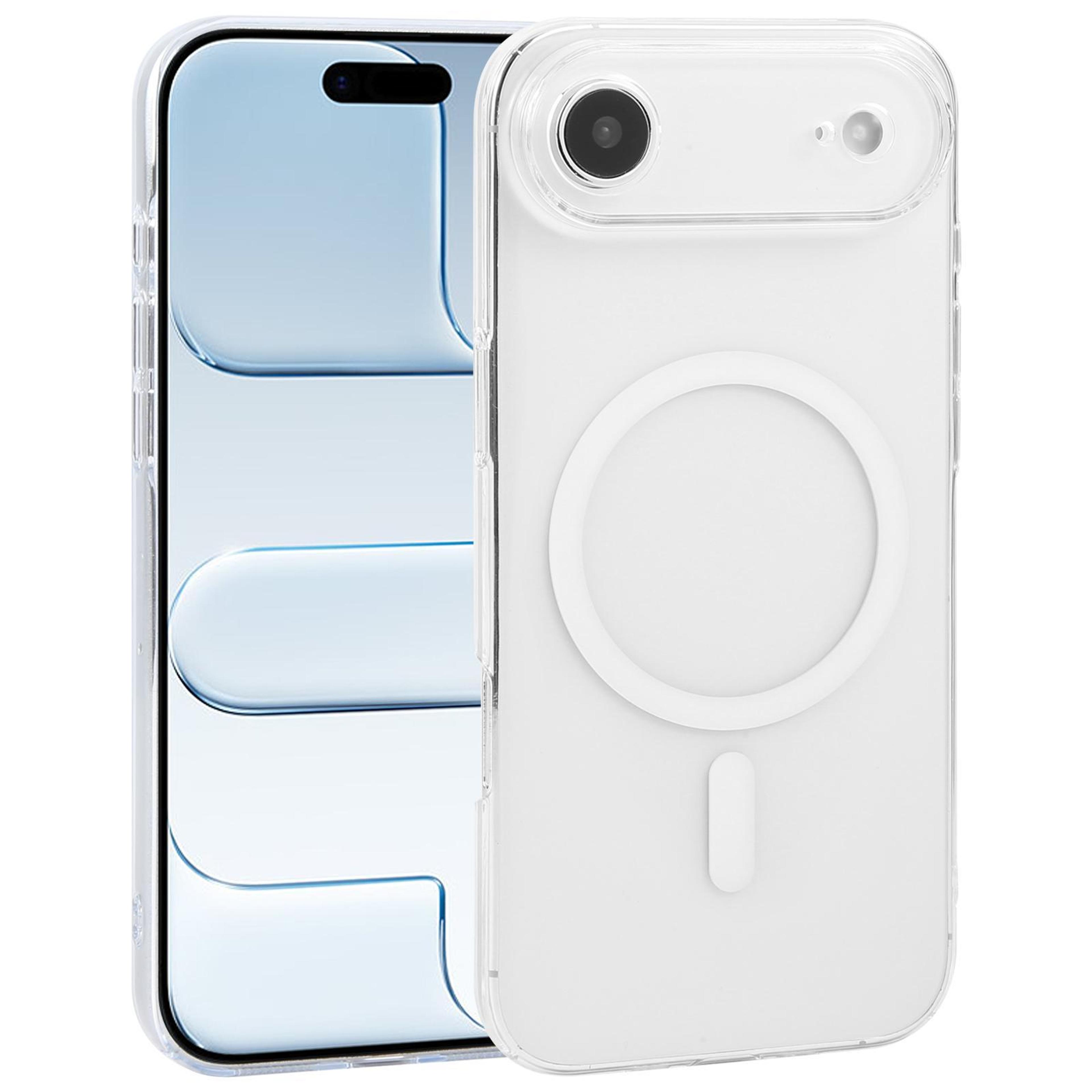 crystal clear magsafe case for iphone air with shockproof corner protection